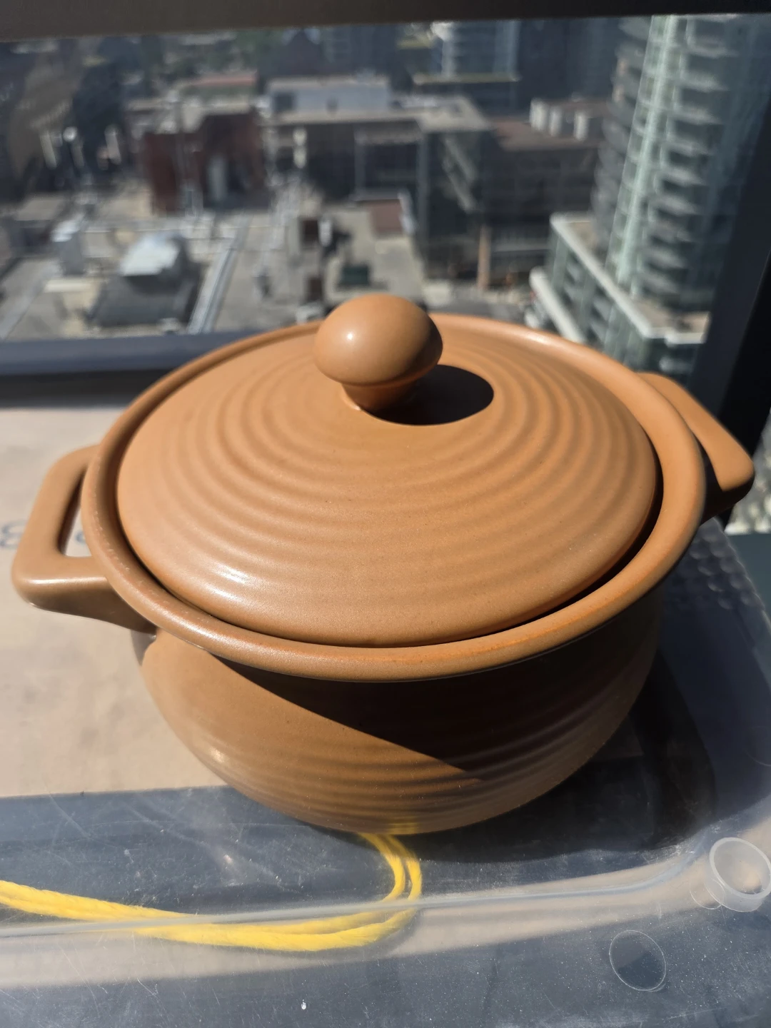 Terracotta Casserole Dish with Lid - photo 2