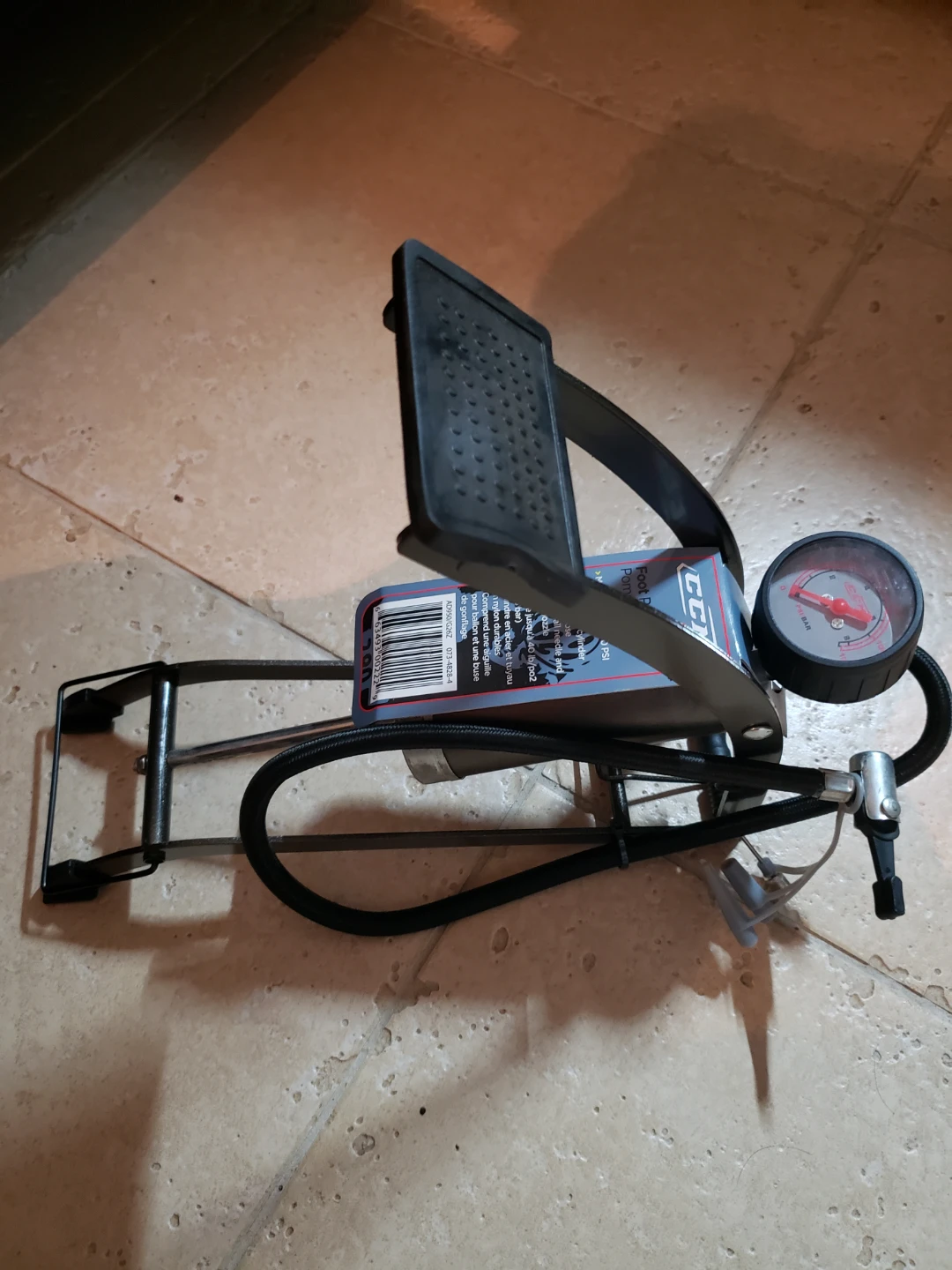CCM Foot Pump with Gauge