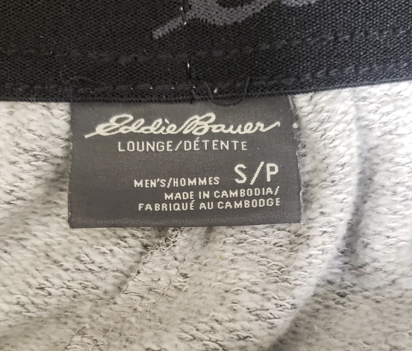 Brand new Mens Eddie Bauer Grey Lounge Pants S/P - photo 4