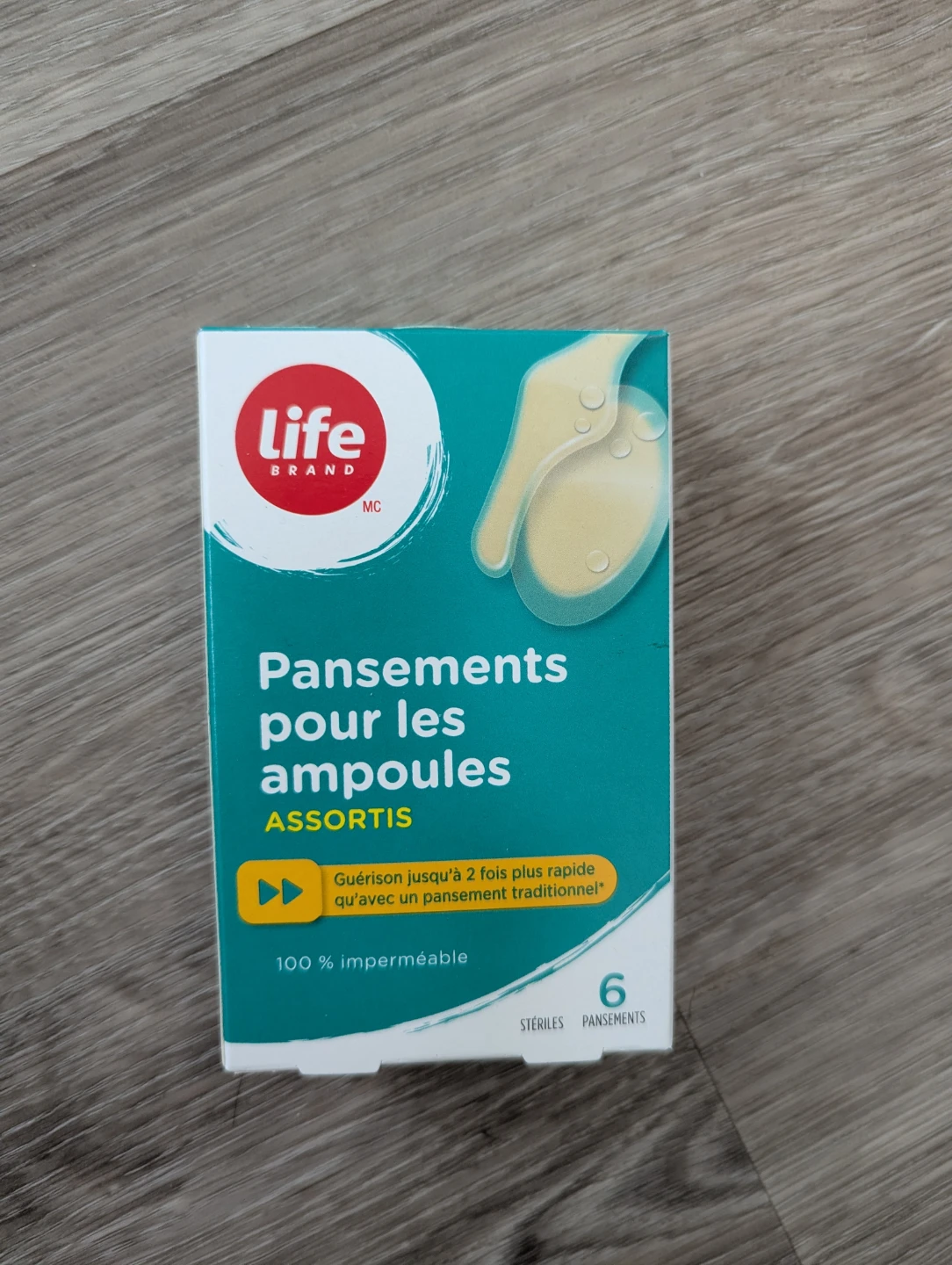 ⚽ Life Brand Assorted Blister Bandages - 6 count