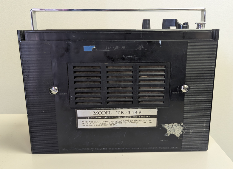 Realtone TR-3449 Vintage Transistor Radio *needs repair* - photo 5