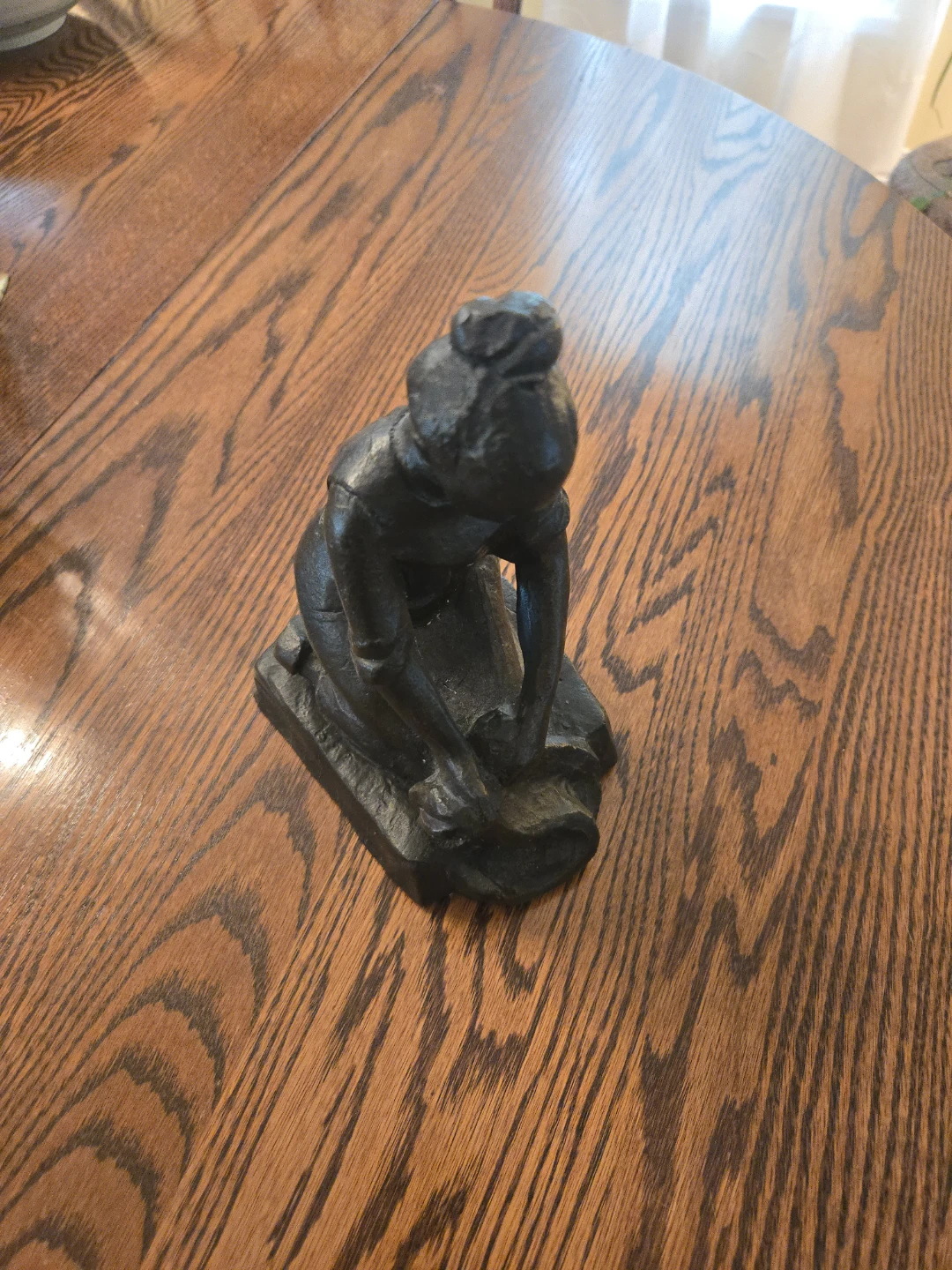 Vintage Bronze Figurine of a Woman