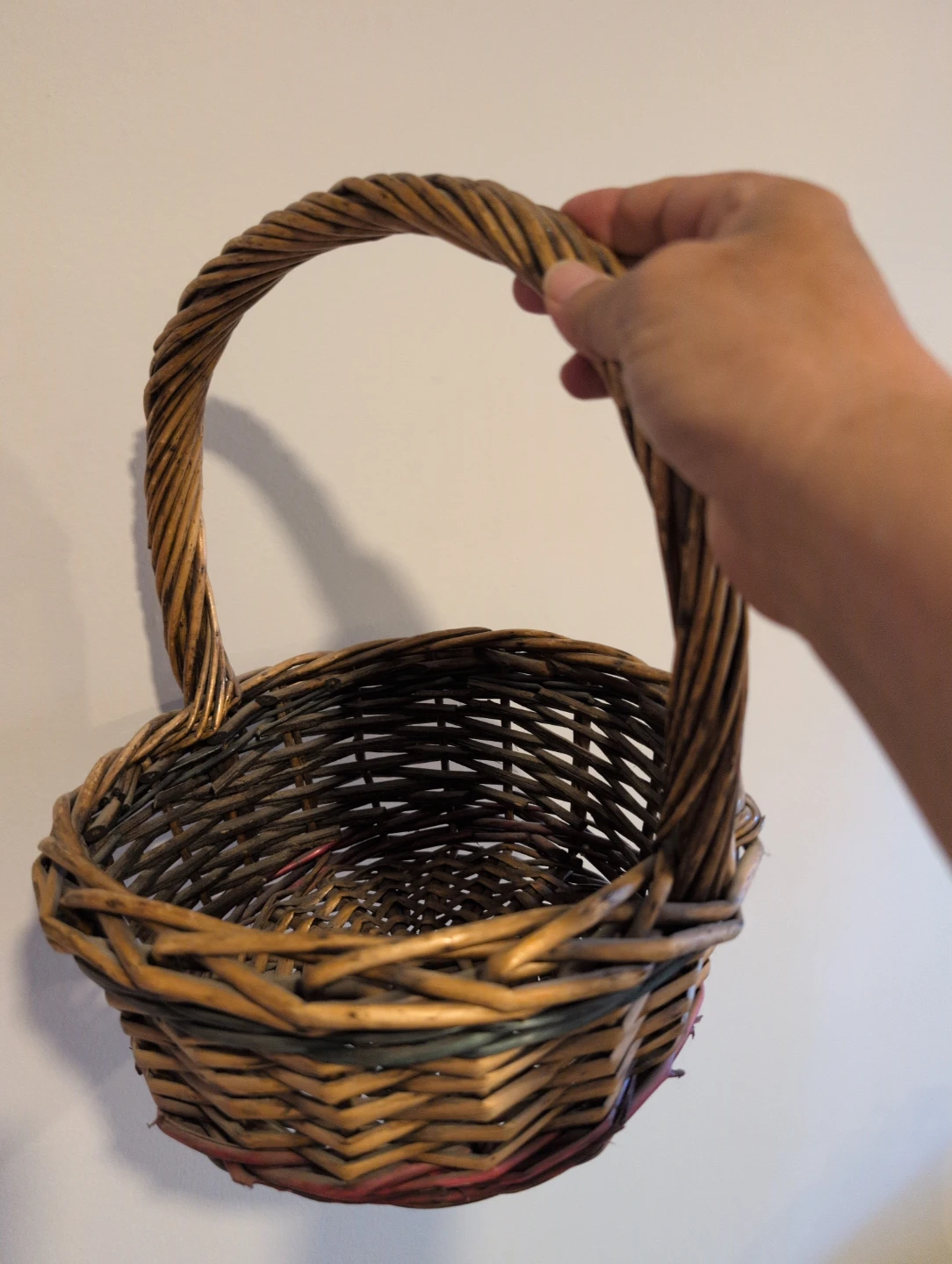 Woven Basket with Handle - photo 2