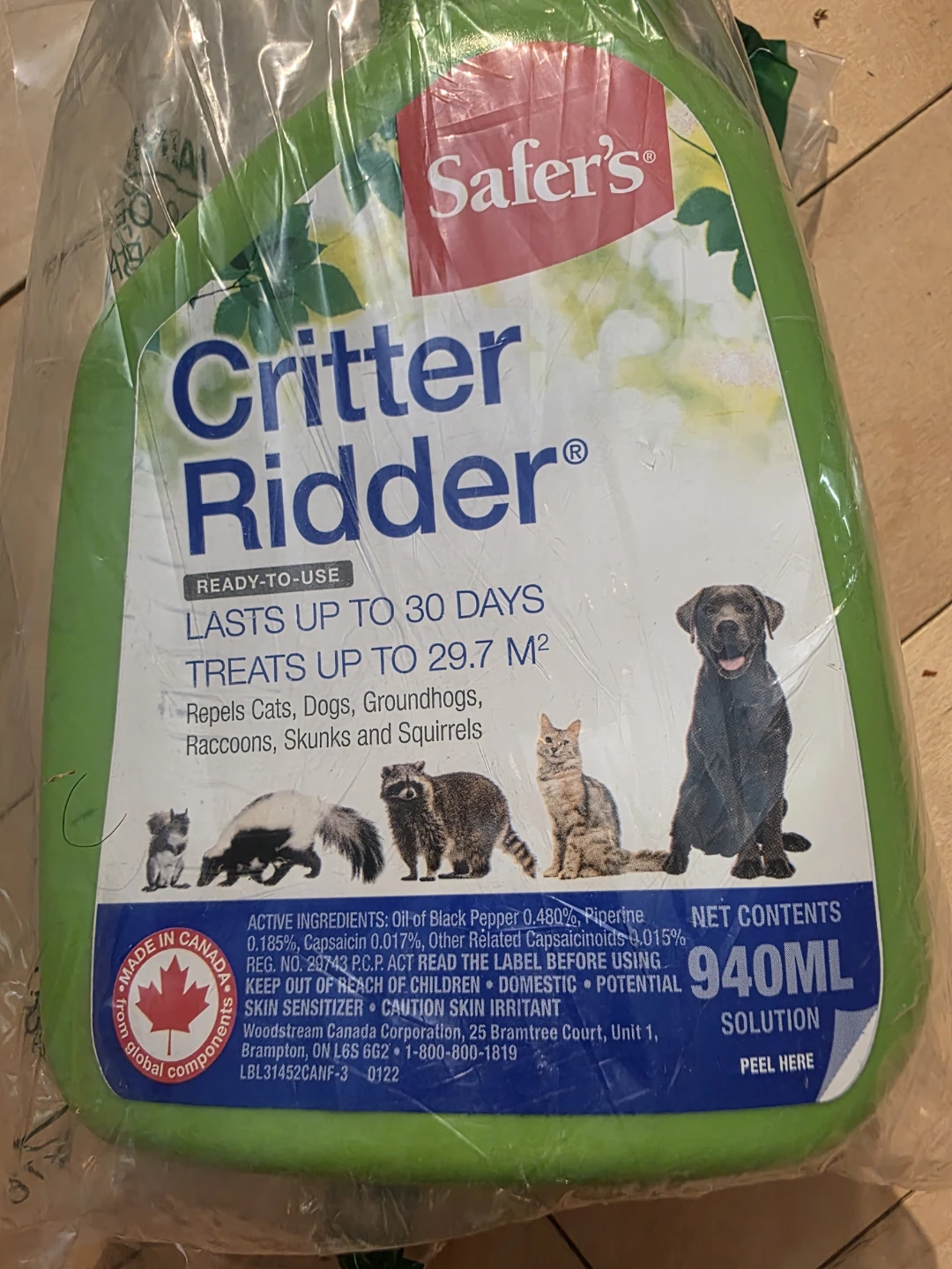 Safer's Critter Ridder Repellent Spray $15