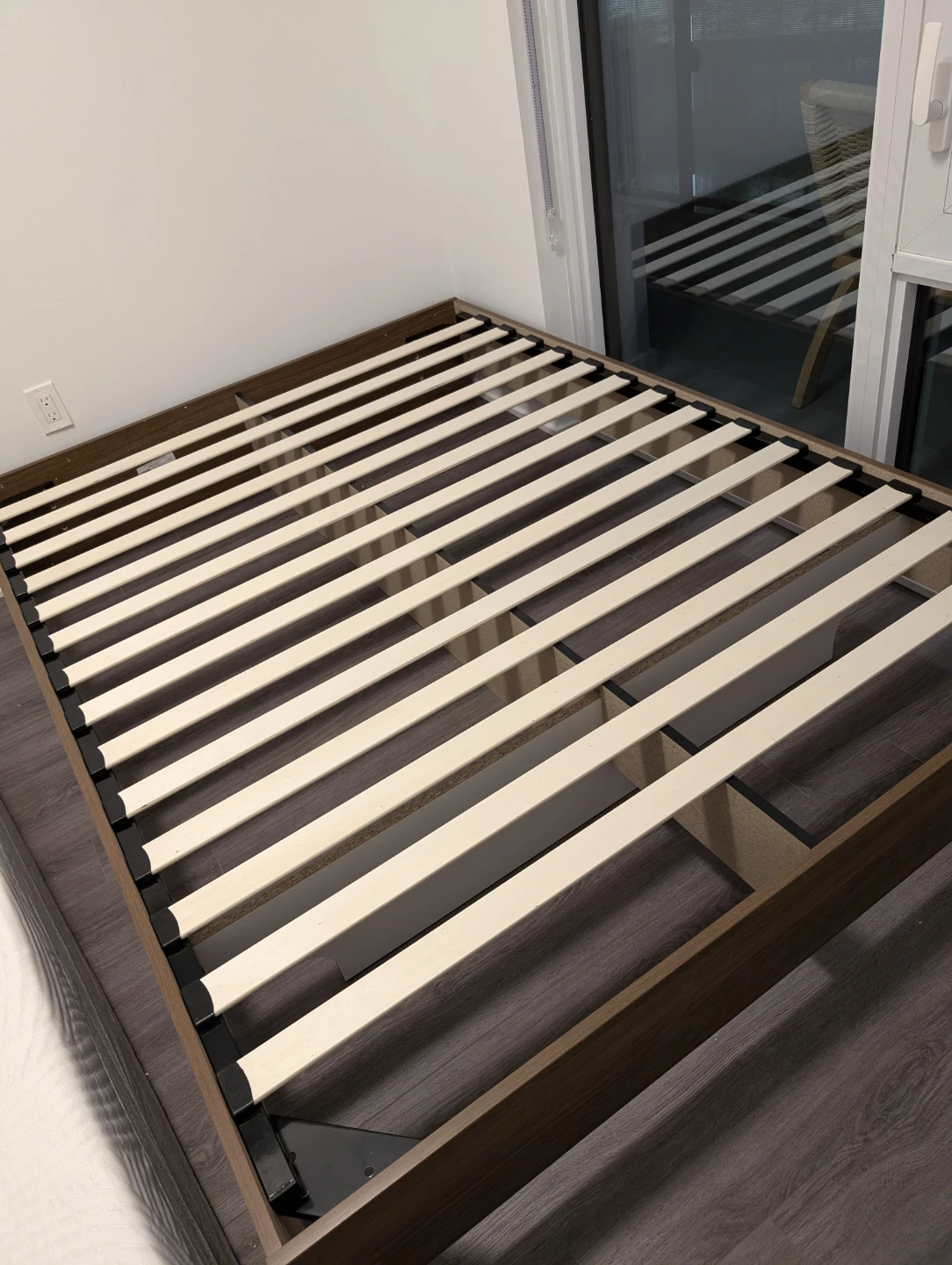Wooden Bed Frame with Slats - photo 2