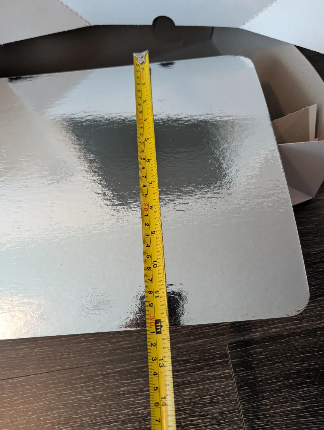 12 Large Cake Boxes with Silver Cake Boards - photo 3