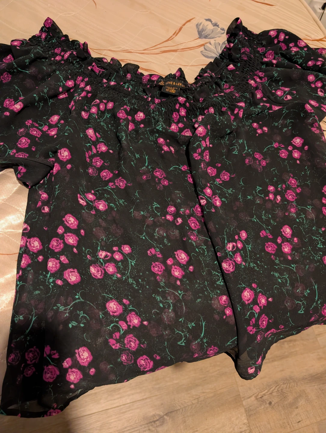 Love & Legacy Floral Off-the-Shoulder Blouse