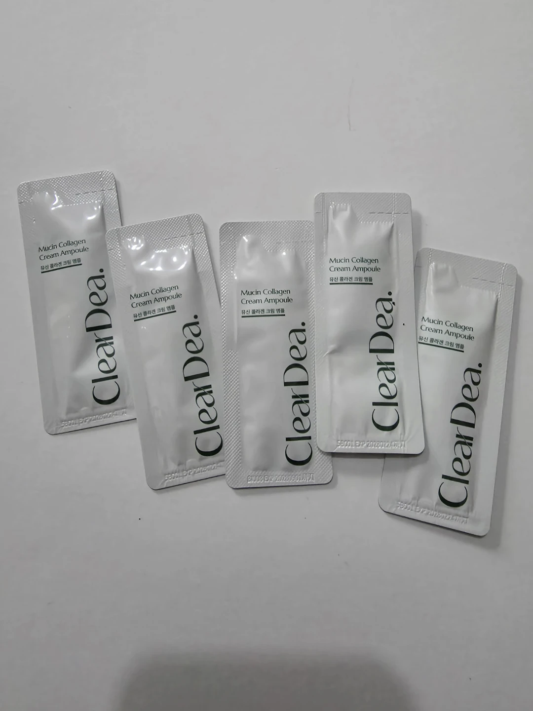 ClearDea Mucin Collagen Cream Ampoule Samples ⚽️