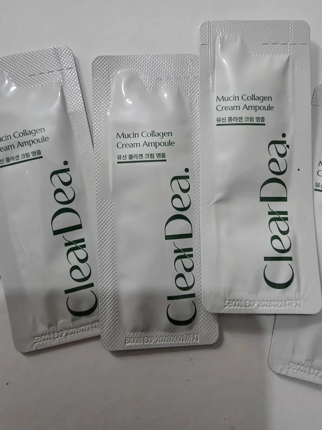 ClearDea Mucin Collagen Cream Ampoule Samples ⚽️ - photo 2
