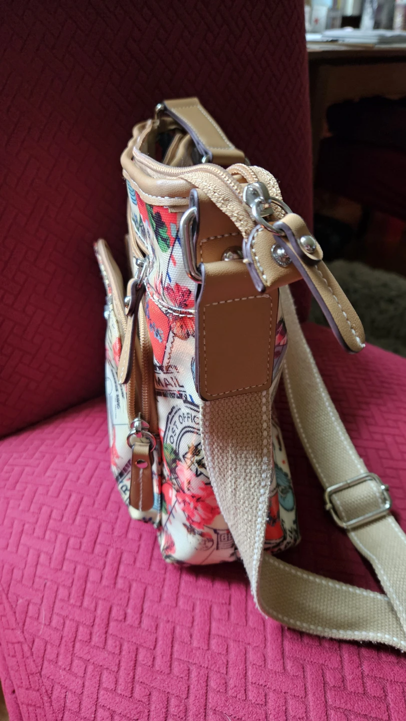 Gianni Bernini Floral Postcard Crossbody Bag - photo 4