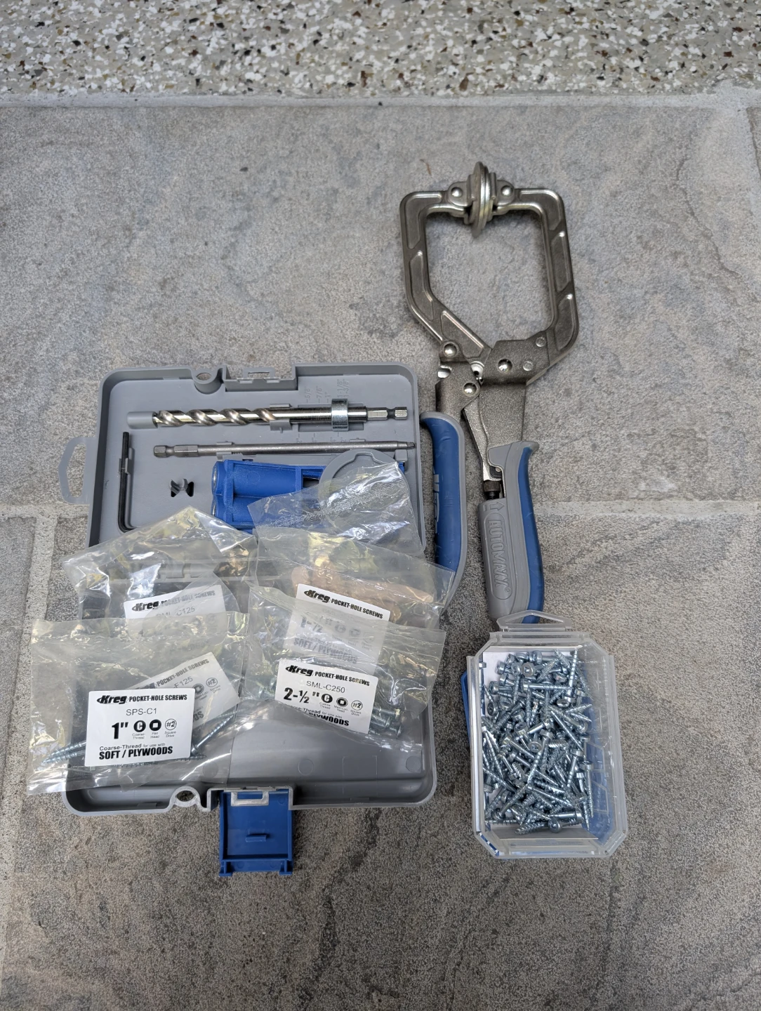 Kreg Jig Pocket Hole System with Clamp and Screws - photo 2