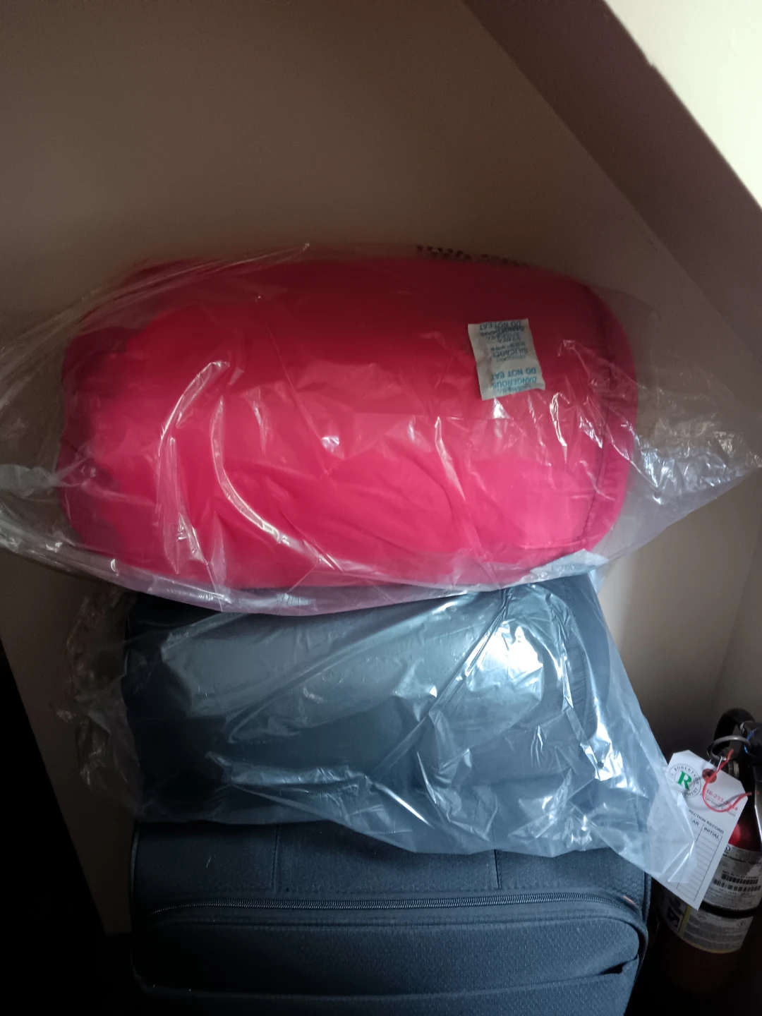 Red or black brand new sleeping bags