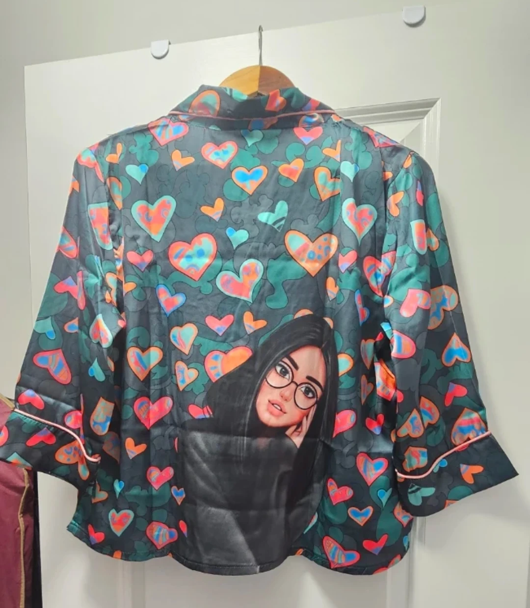Women's Pajama Set - Heart Print - photo 2