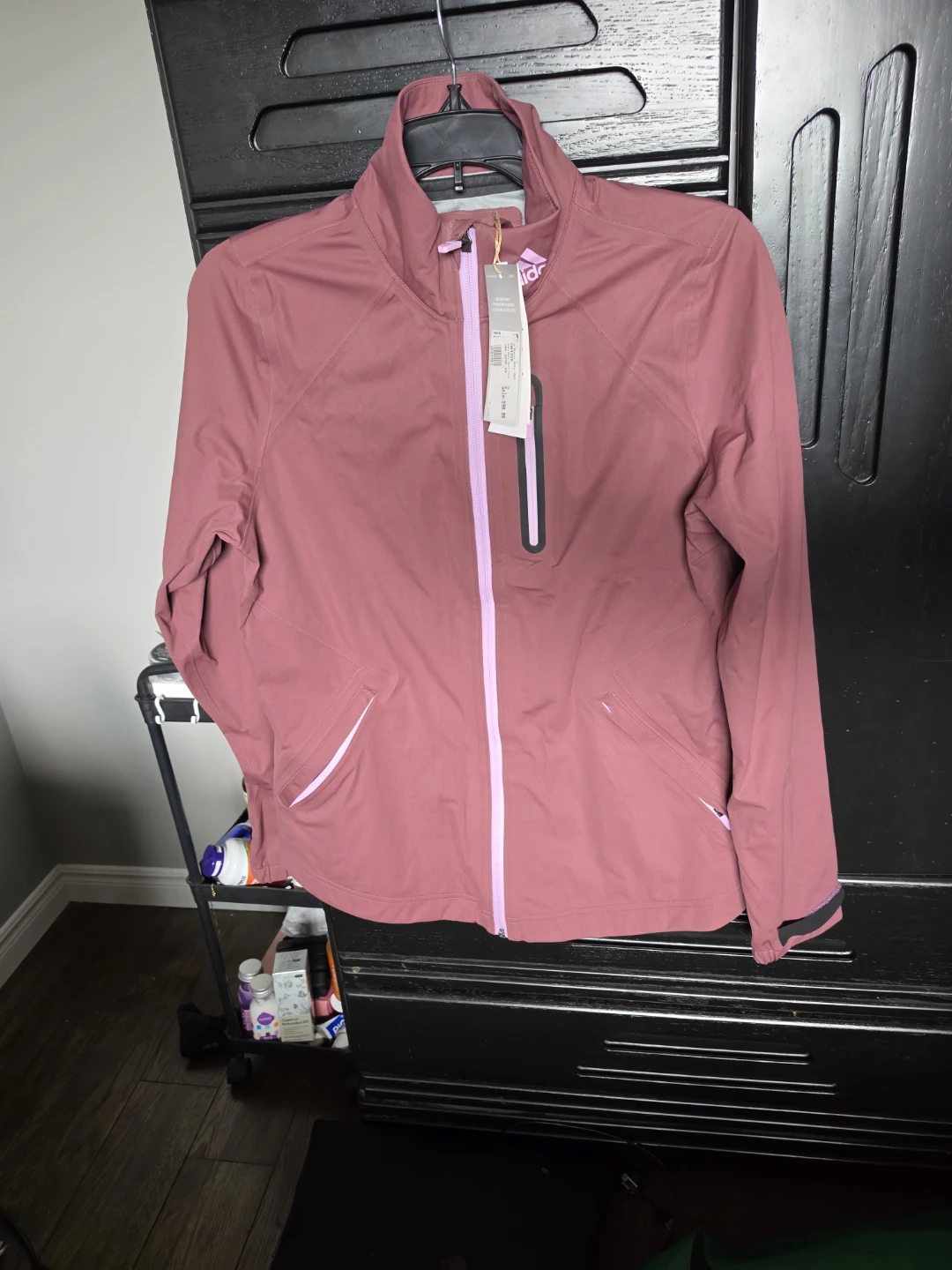 Adidas Women's Pink Lightweight Jacket - photo 2