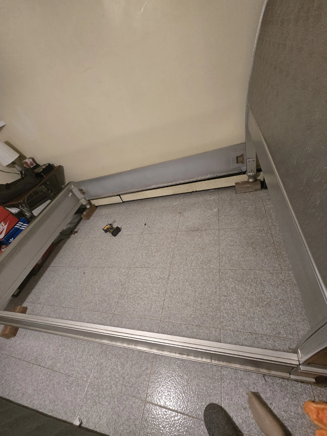 Silver Bed Frame with Headboard - photo 4