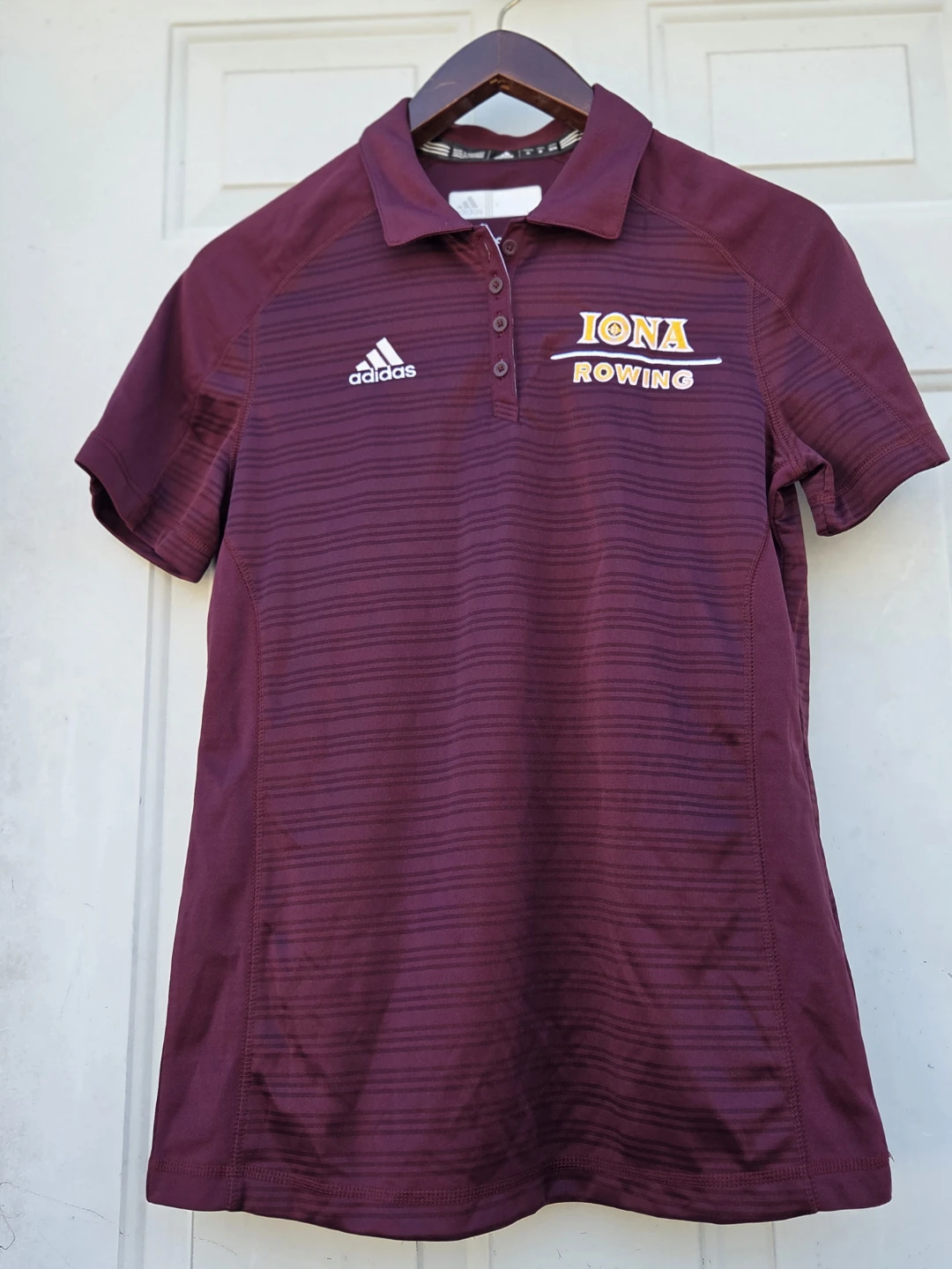 Adidas Iona Rowing Climalite Polo Shirt Medium