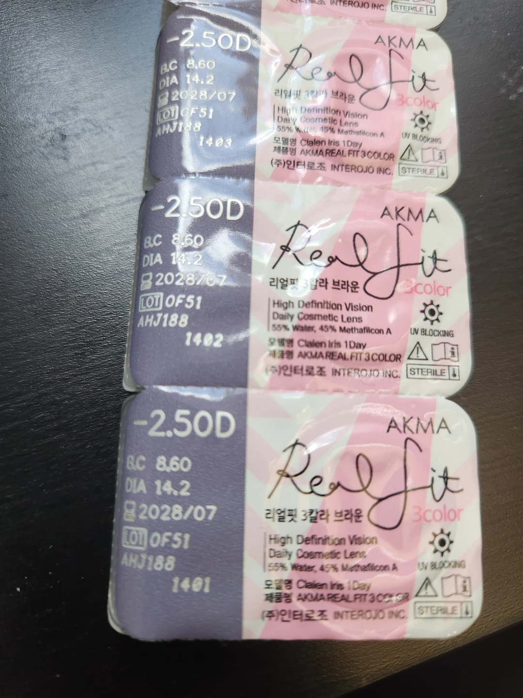 LENSME AKMA Real Fit 3 Color Contact Lenses - photo 2