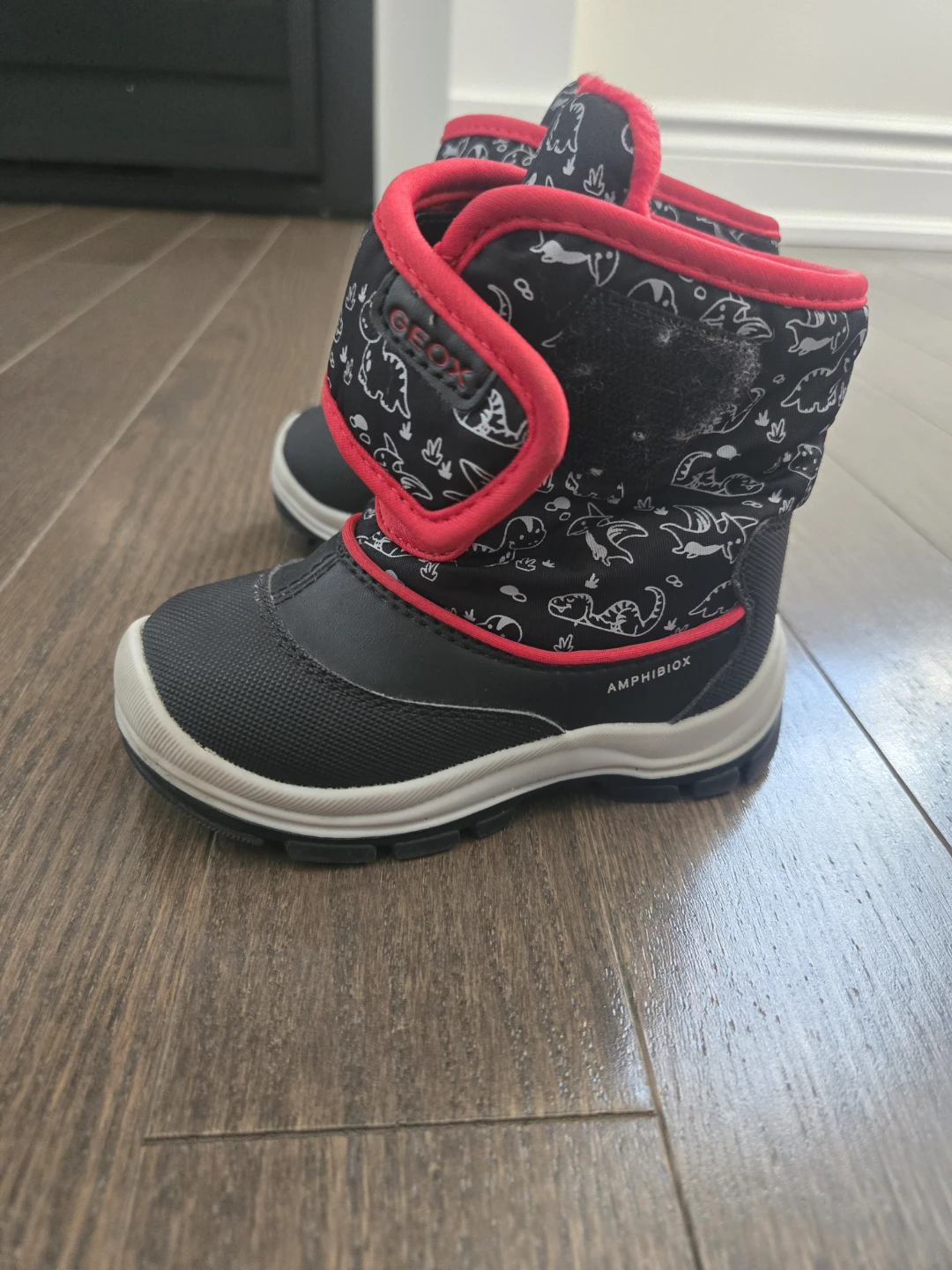 Geox Amphibiox Kids Winter Boots Dinosaur Print Size 6.5 US - photo 2