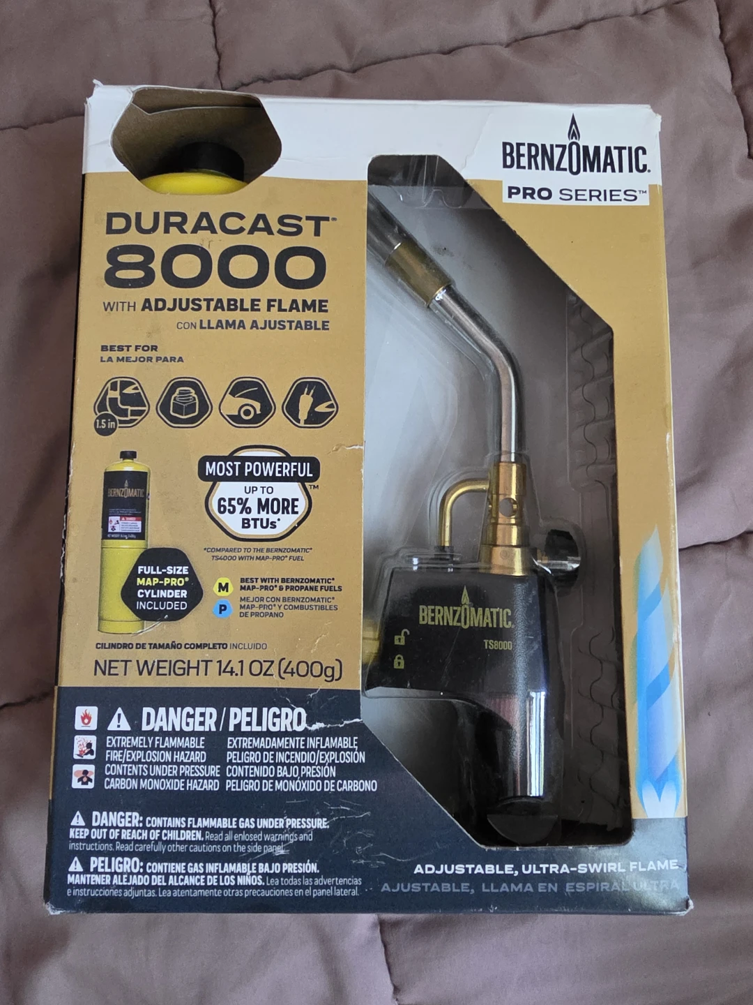 Bernzomatic Duracast 8000 Propane Torch Kit