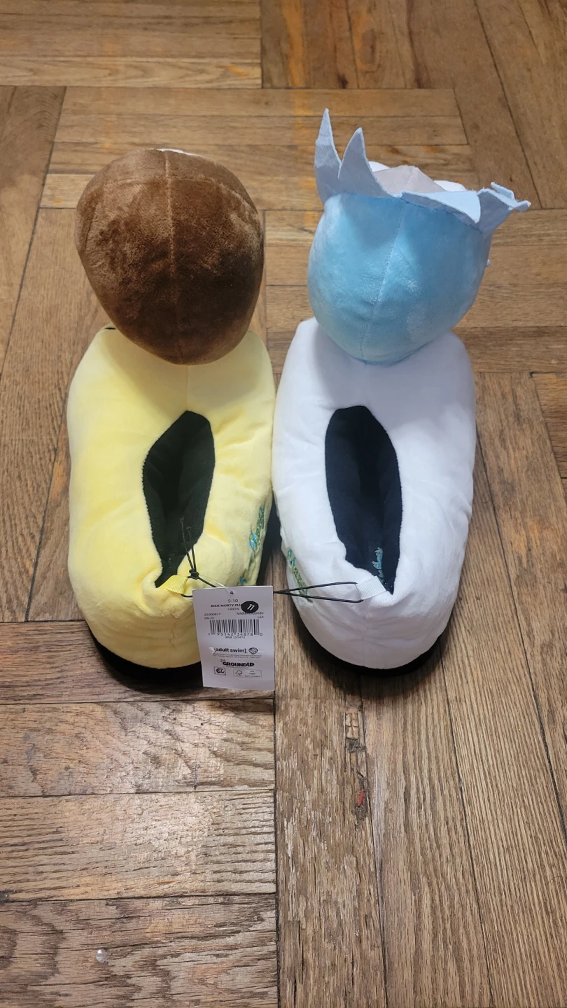 Rick and Morty Slippers Size 9/10 - photo 4