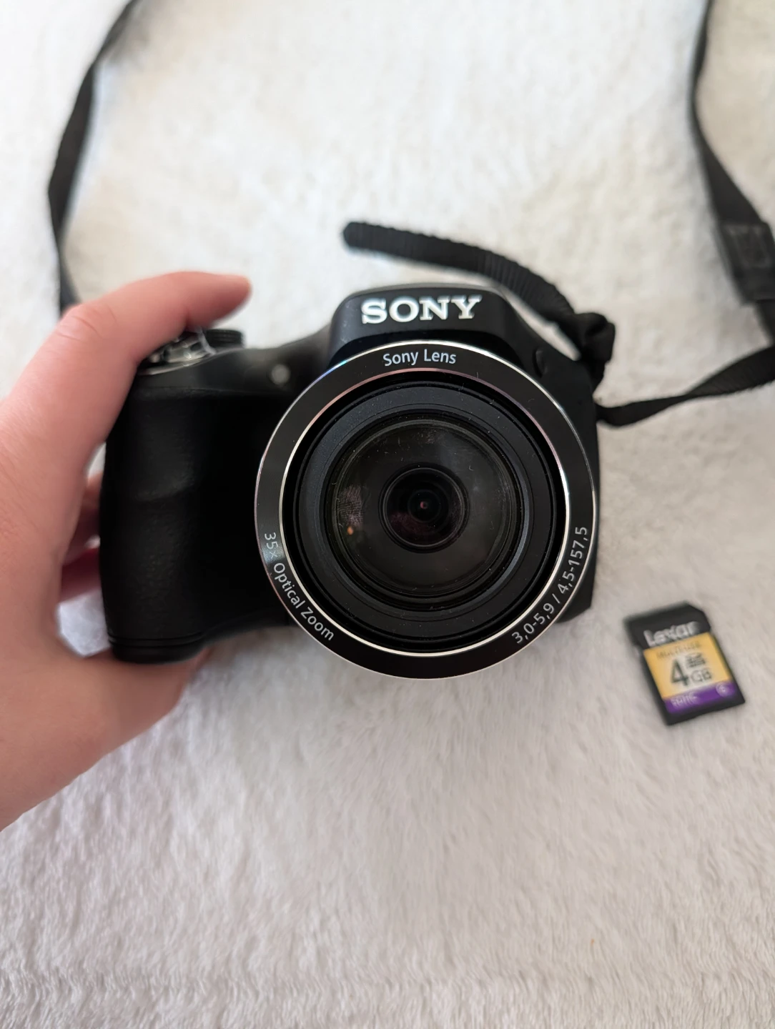 Sony DSC-H300 Digital Camera with 4GB Lexar SD Card