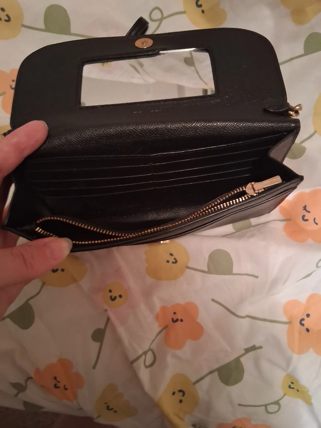 Coach Black Crossbody Wallet - photo 4