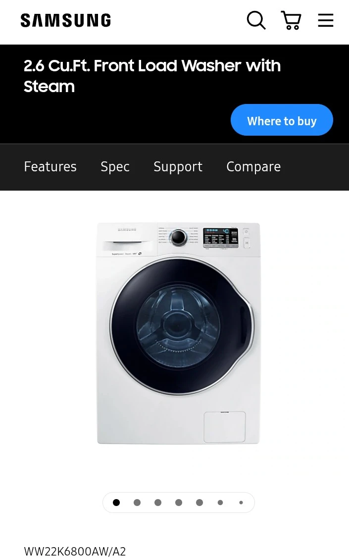Samsung Washer & Dryer set