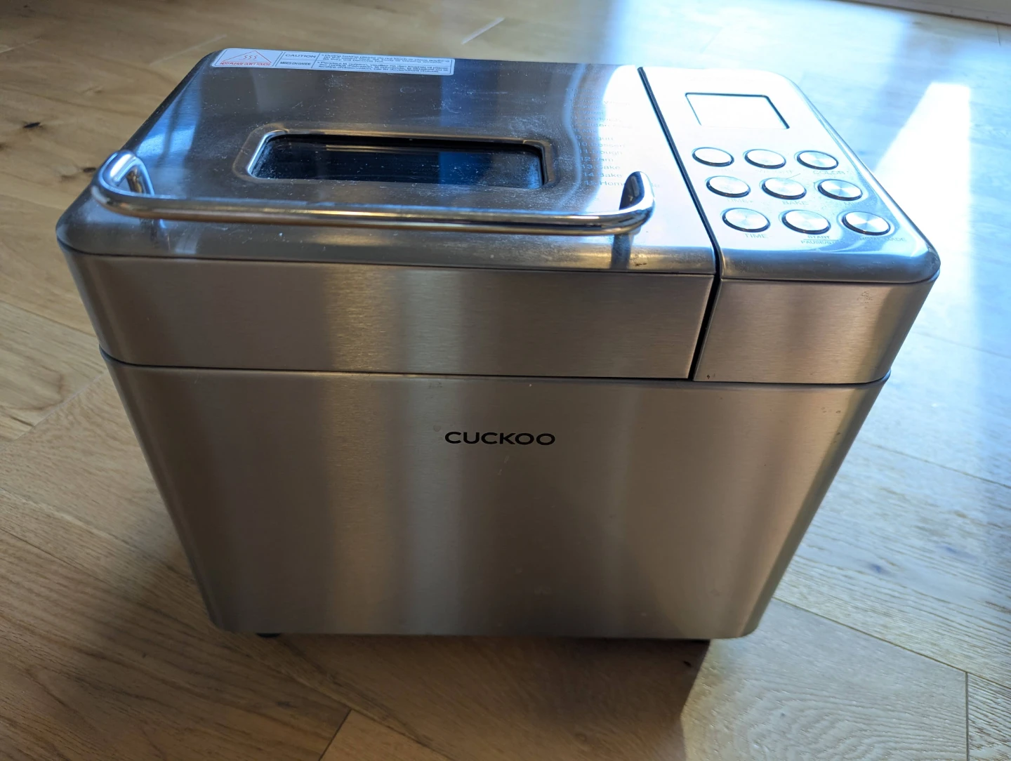 Cuckoo Stainless Steel Bread Maker