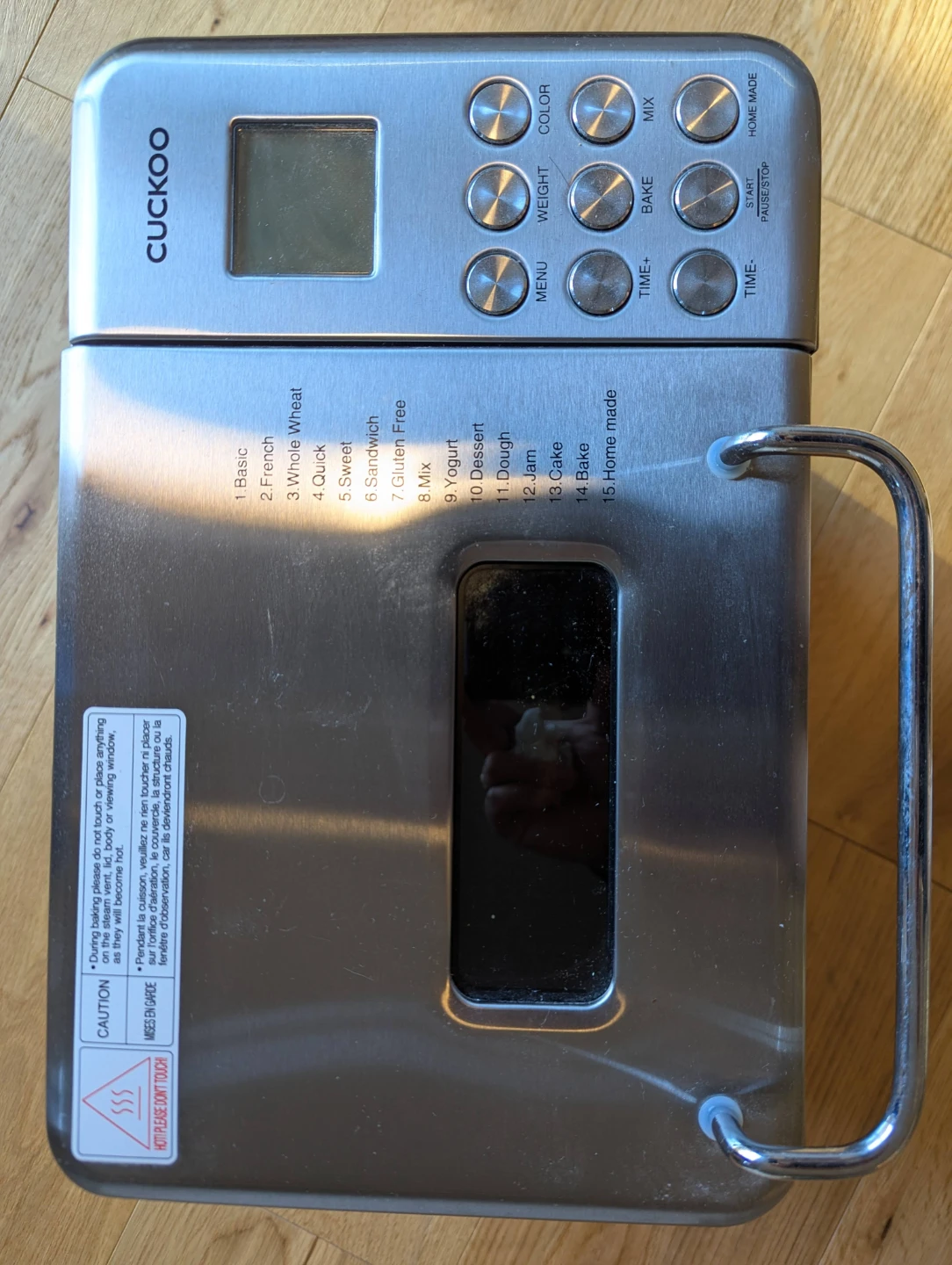 Cuckoo Stainless Steel Bread Maker - photo 2