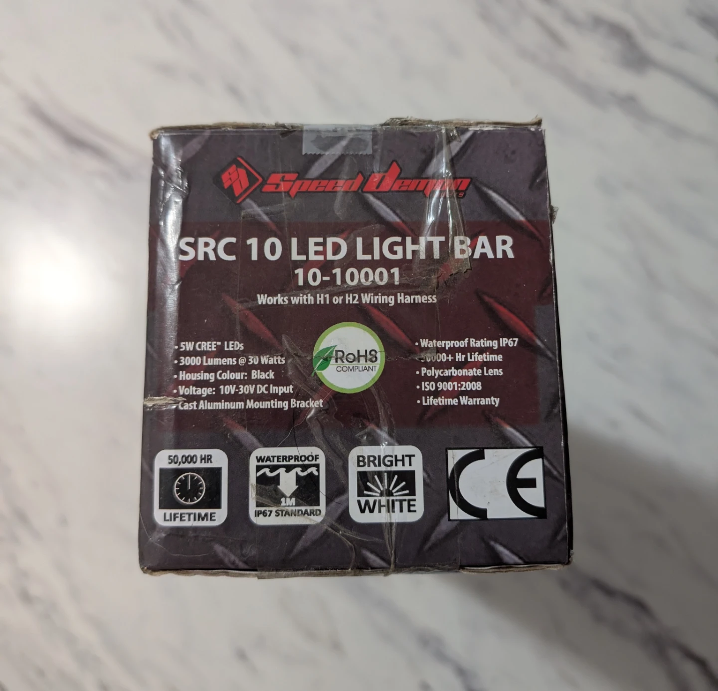 Speed Demon SRC 10 LED Light Bar + Single Light Wiring Harness - photo 3