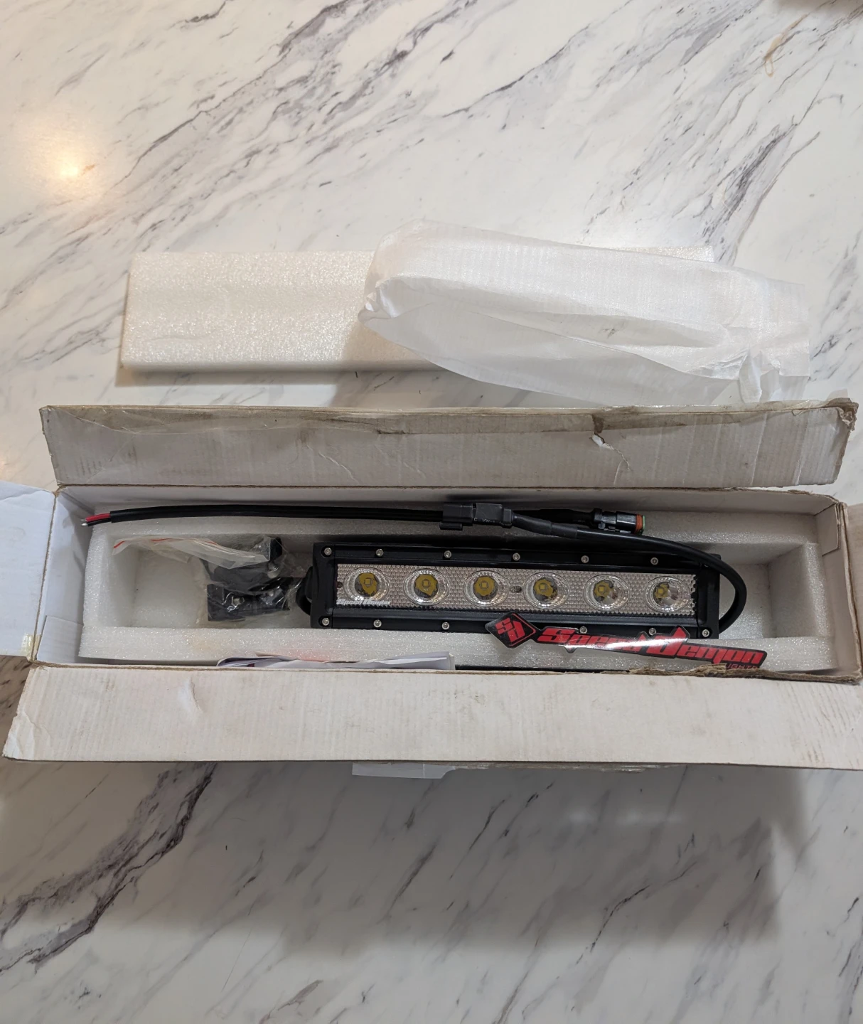 Speed Demon SRC 10 LED Light Bar + Single Light Wiring Harness - photo 4