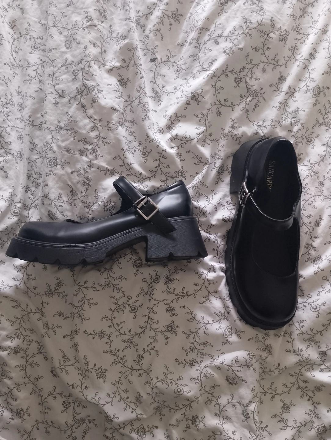 Black Mary Jane Platform Shoes