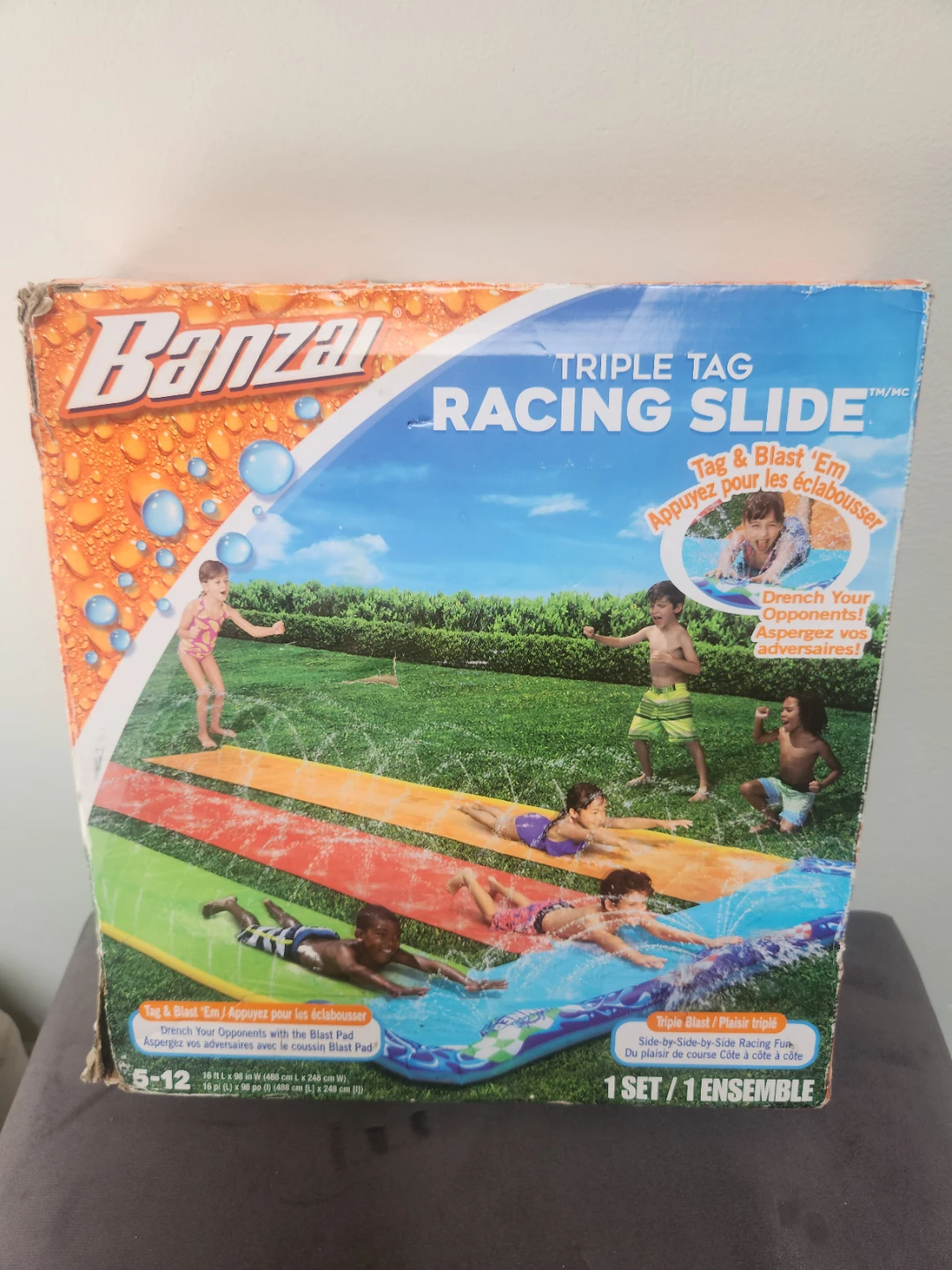 Banzai Triple Tag Racing Slide