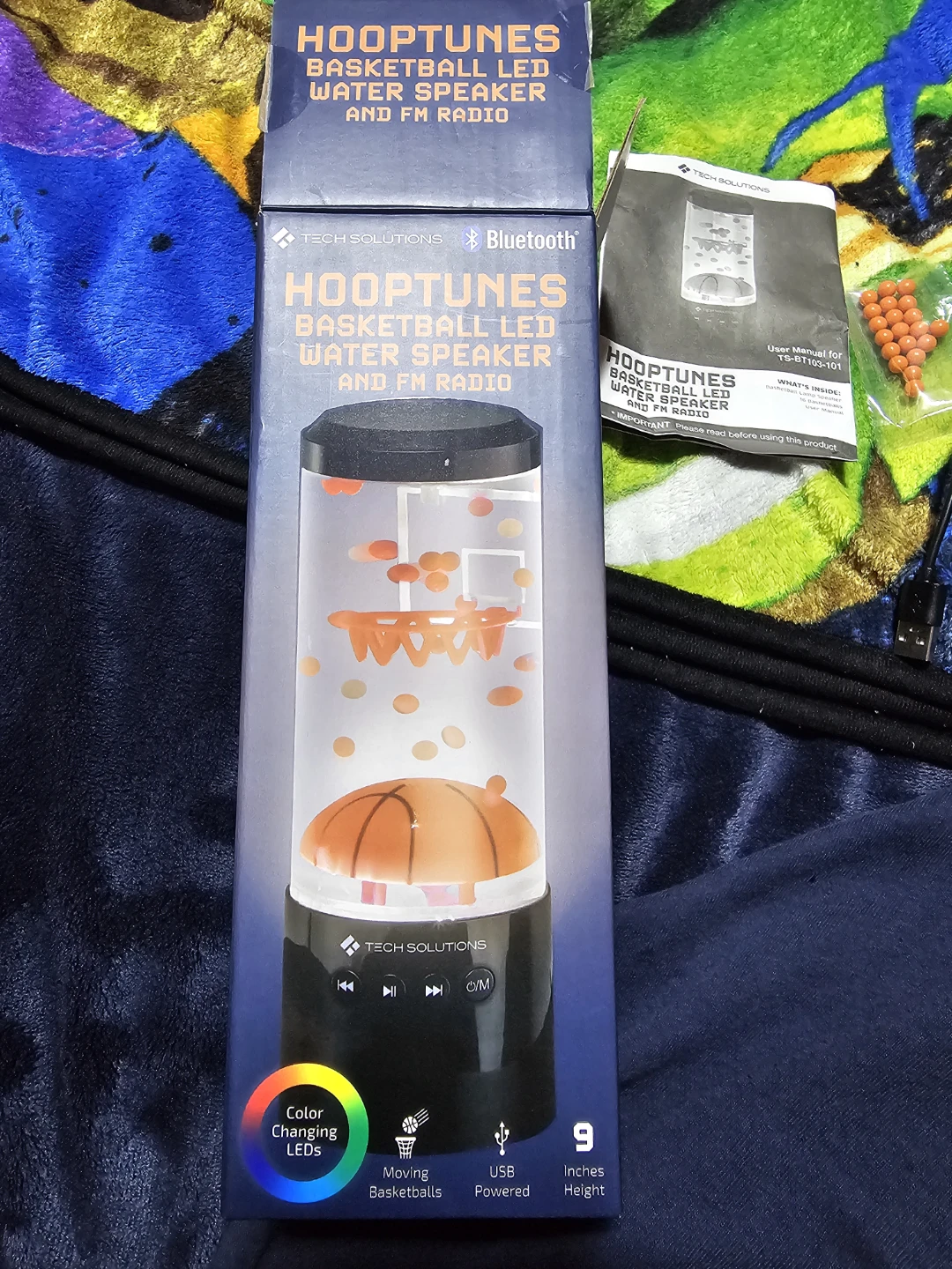 Hooptunes Basketball LED Water Speaker - photo 4