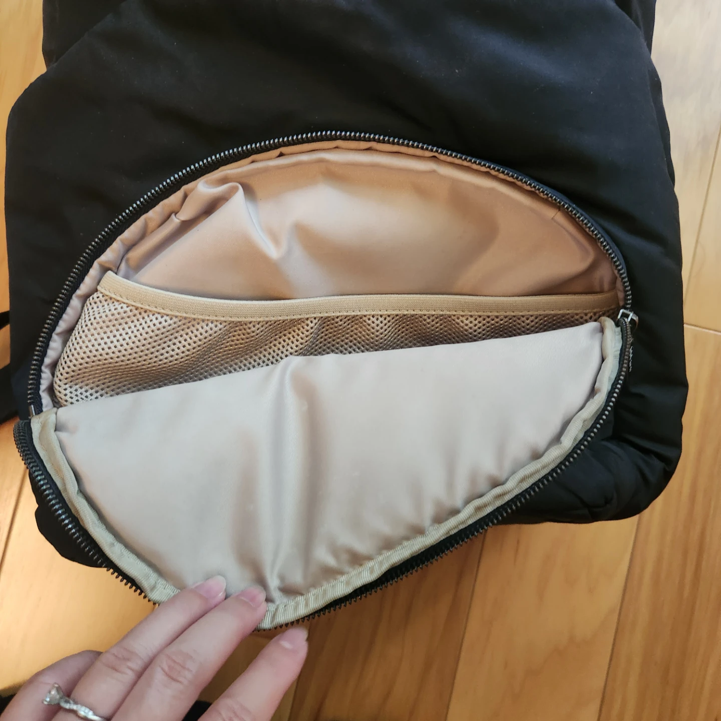 Lululemon Black Diaper Bag 17L ⚽ - photo 2