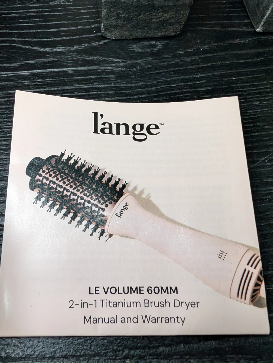 L'ange Le Volume 60mm – 2-in-1 Titanium Brush Dryer - photo 3
