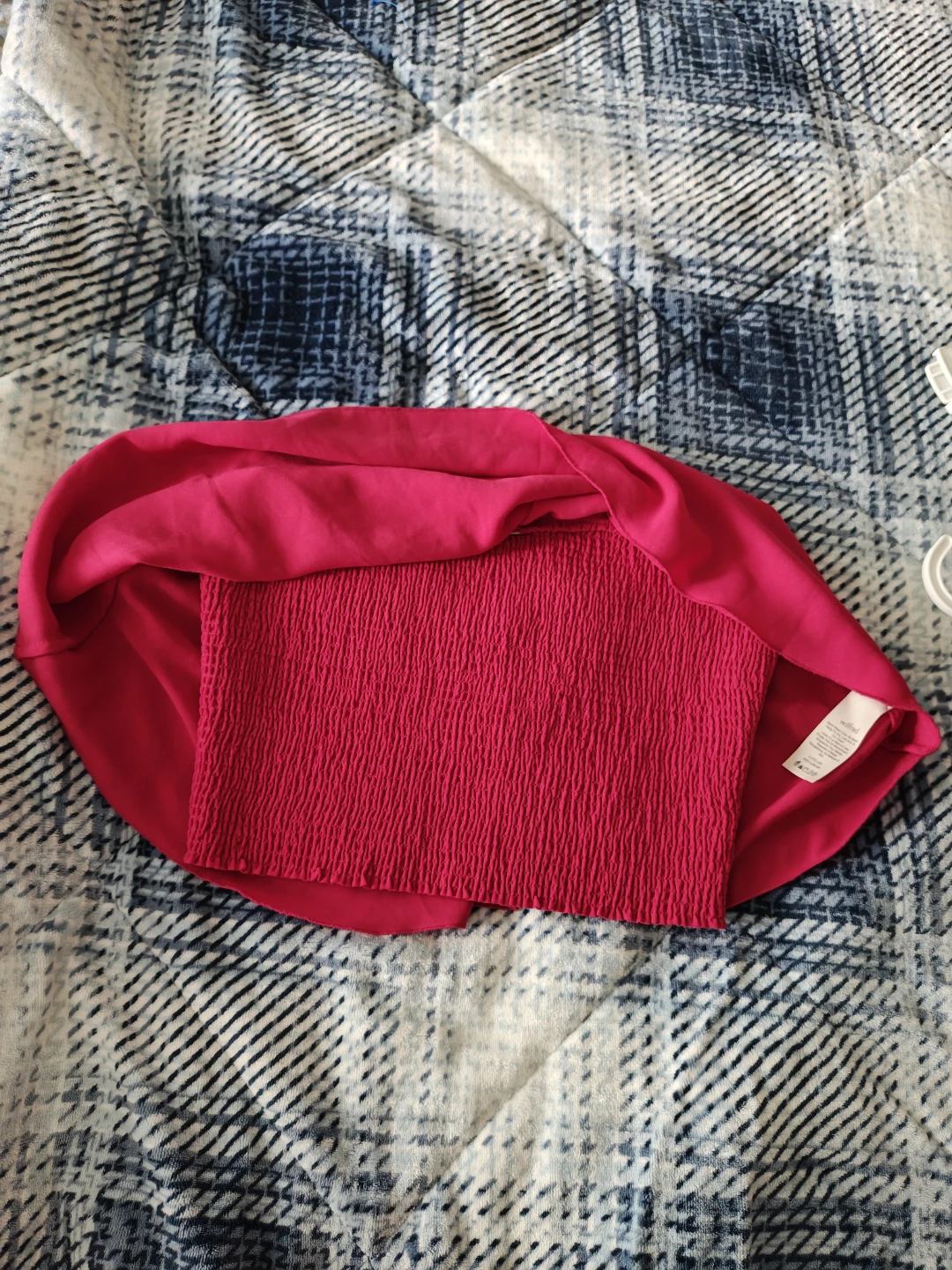 Wilfred Magenta Smocked Tube Top - photo 2
