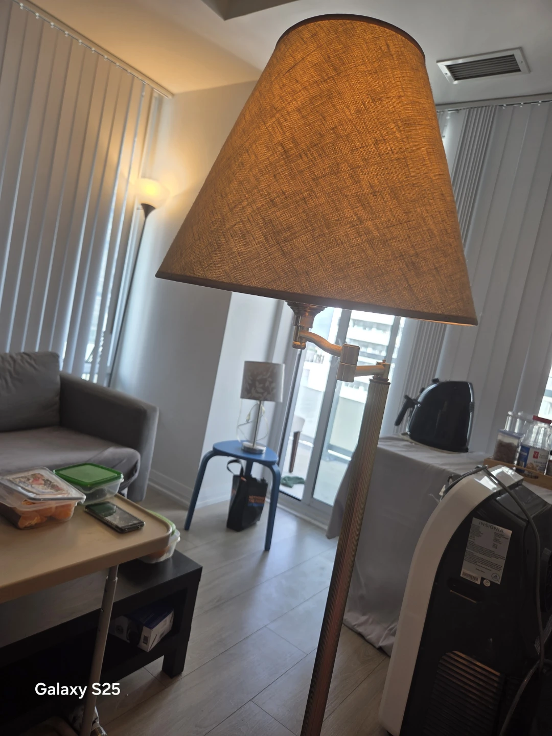 Tall Floor Lamp with Large Shade - photo 4