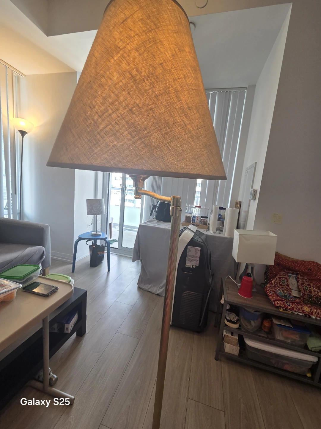 Tall Floor Lamp with Large Shade - photo 5