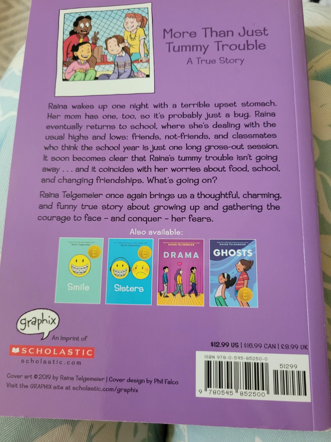 Guts by Raina Telgemeier Graphic Novel - photo 2