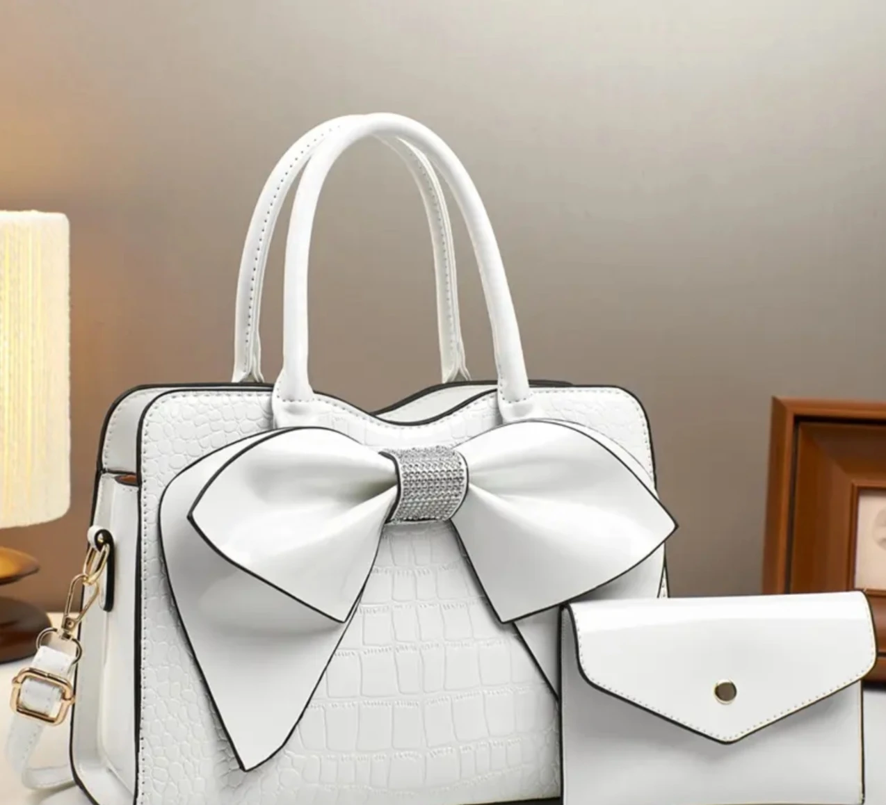 Women's Handbag Set with Matching Wallet