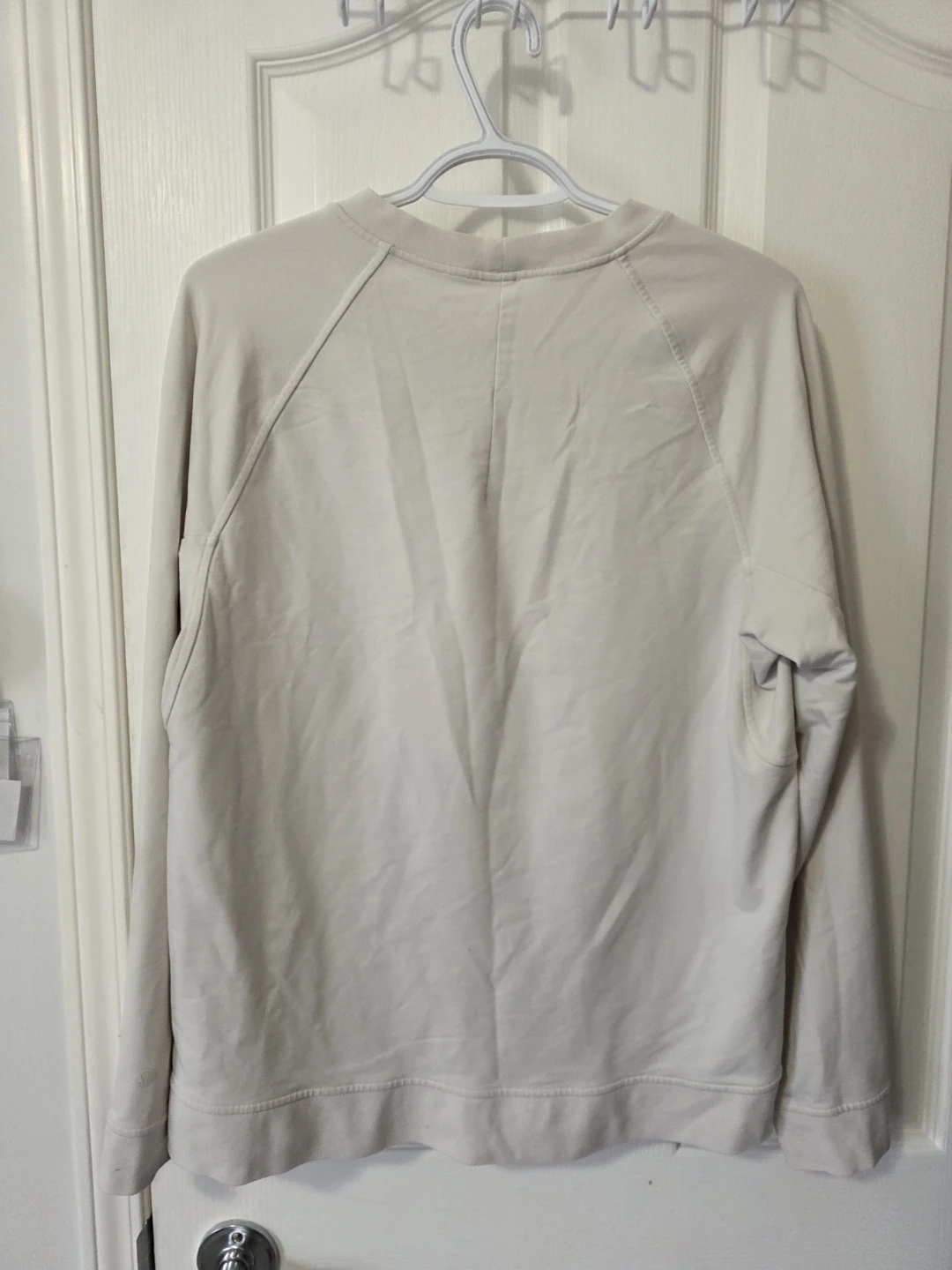 Women's Cream Crew Neck Sweatshirt - photo 4