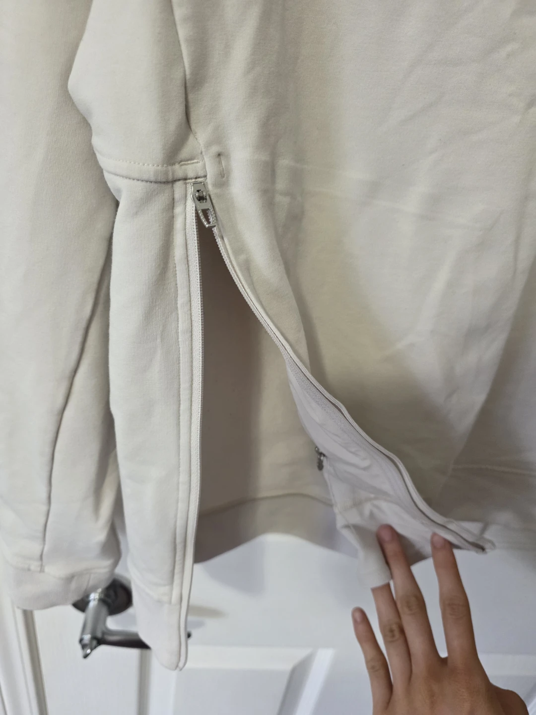 Women's Cream Crew Neck Sweatshirt - photo 5