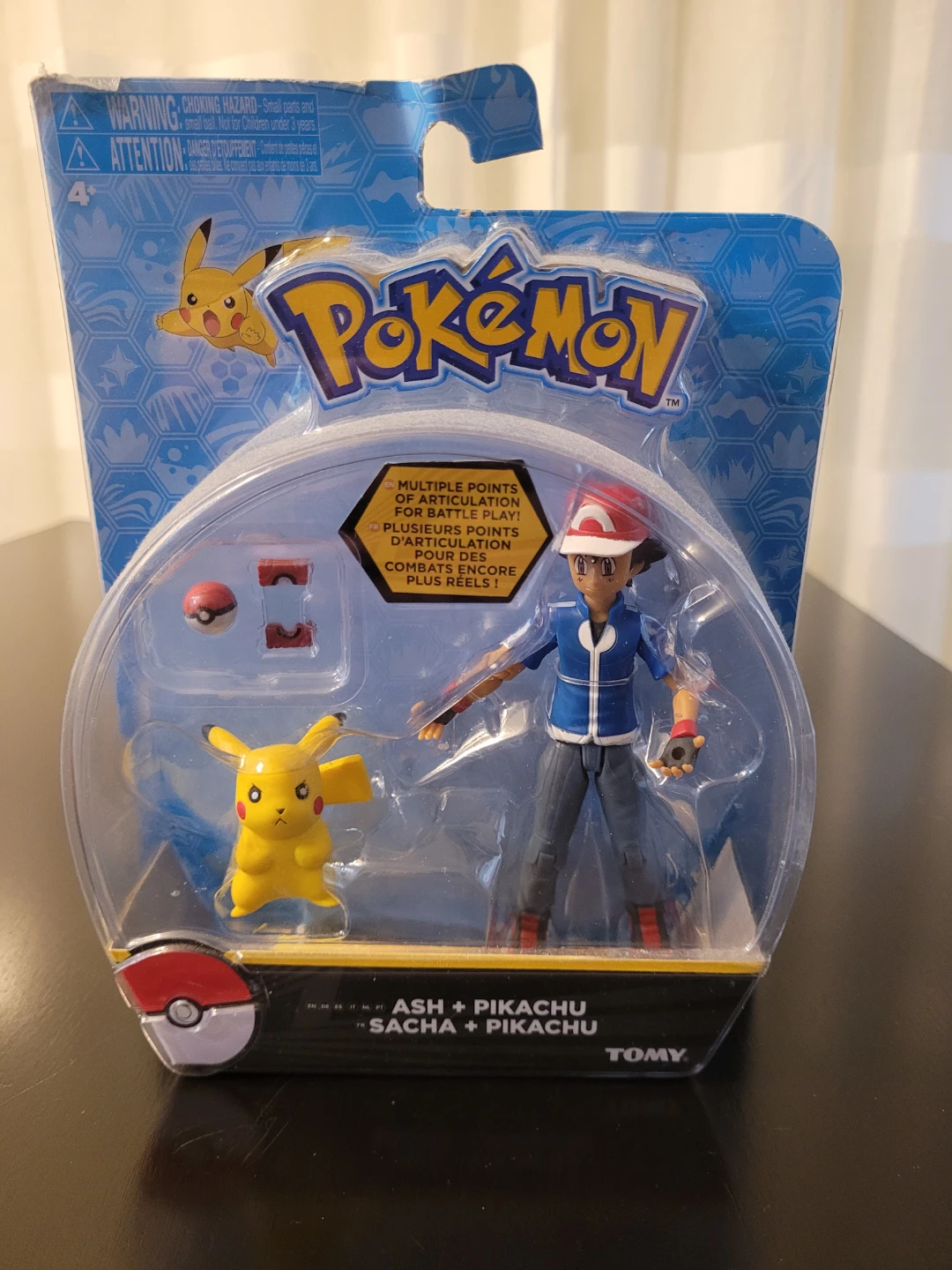 Pokemon Ash + Pikachu Action Figure Set by Tomy