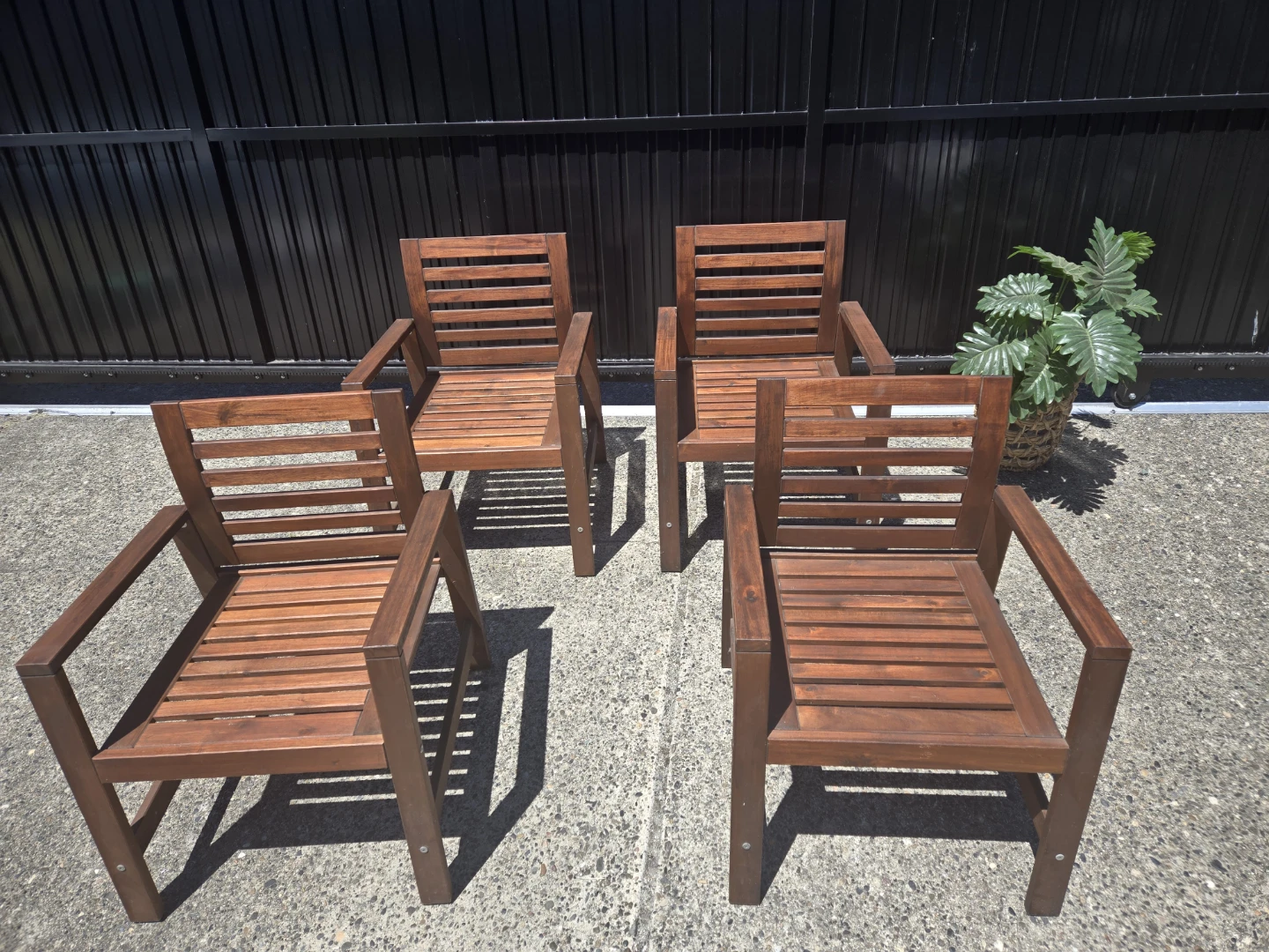 New 4 ikea applaro chairs
