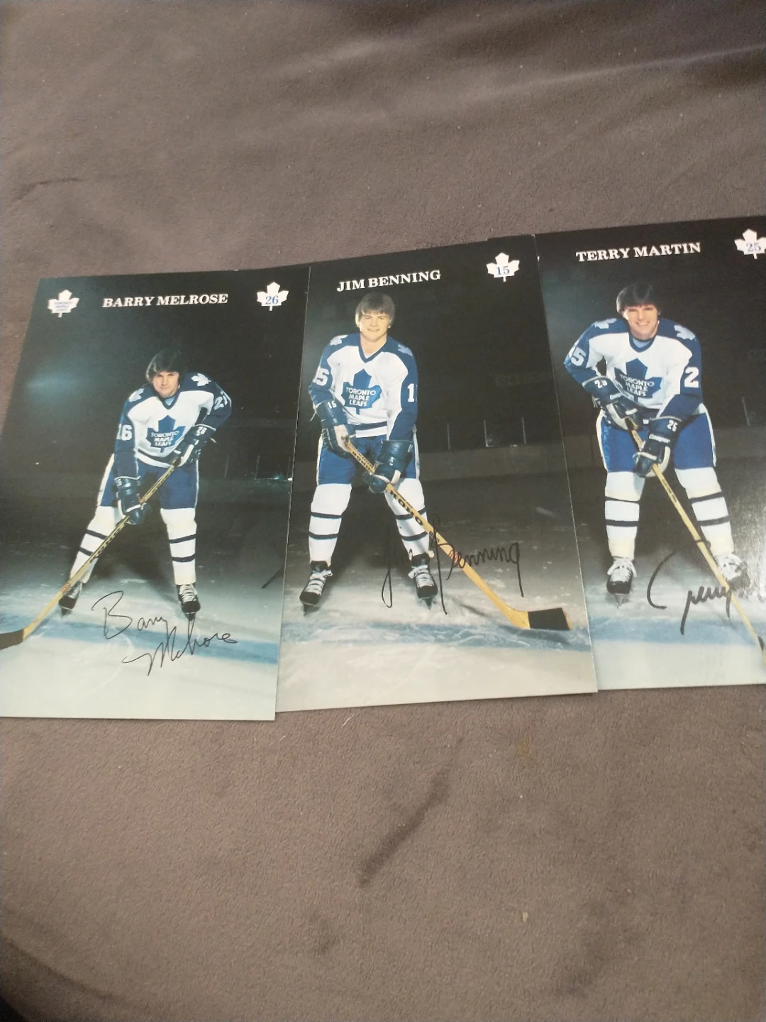 1983-1984 NHL Toronto Maple Leafs player pics set of 26 - photo 4
