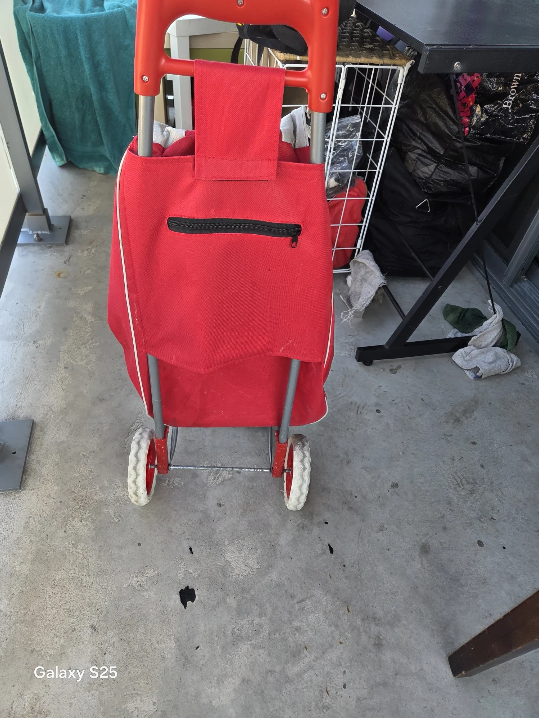 Red Shopping Cart Trolley Bag - photo 2