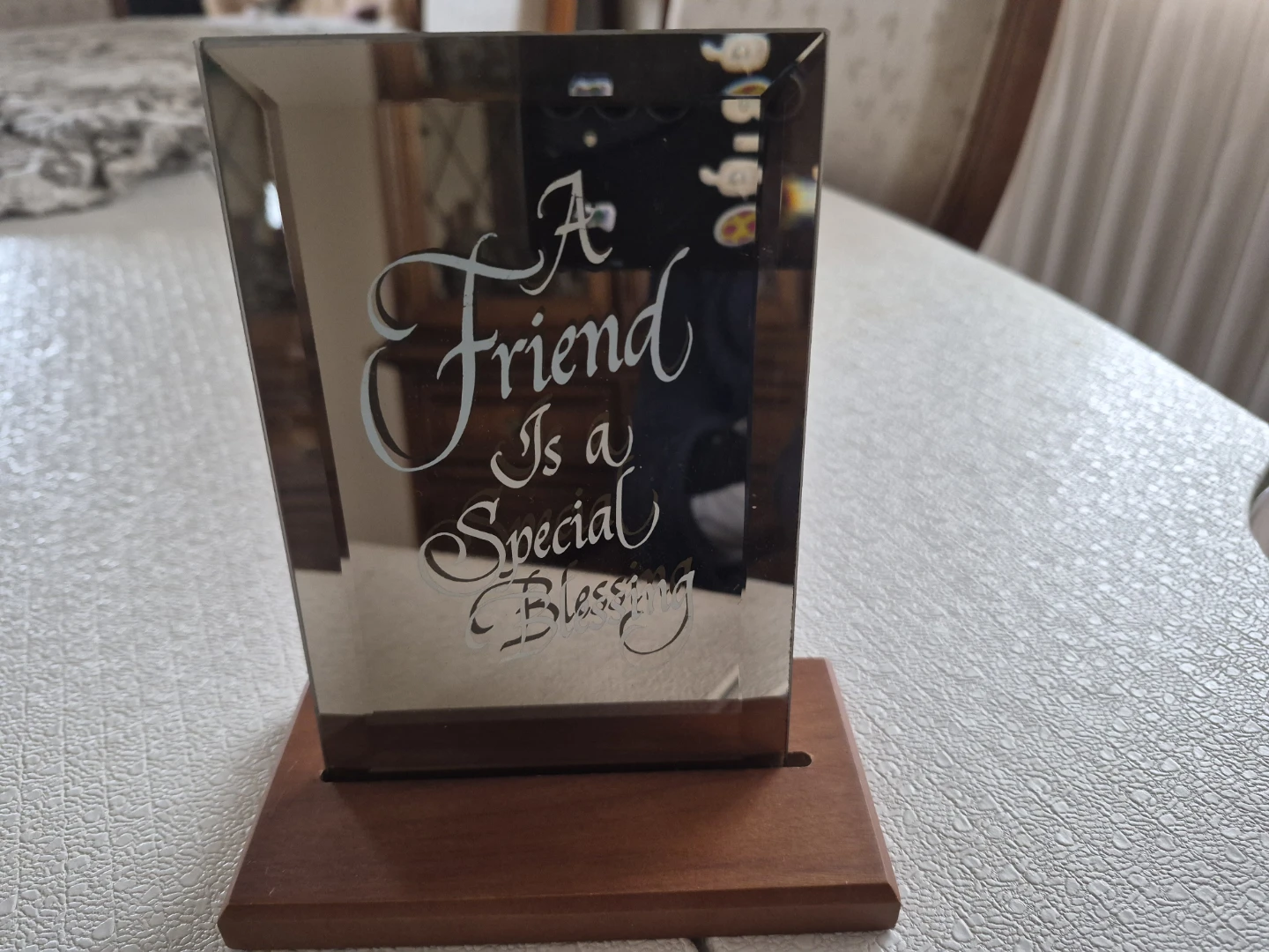 Mirror Photo Frame for Friend