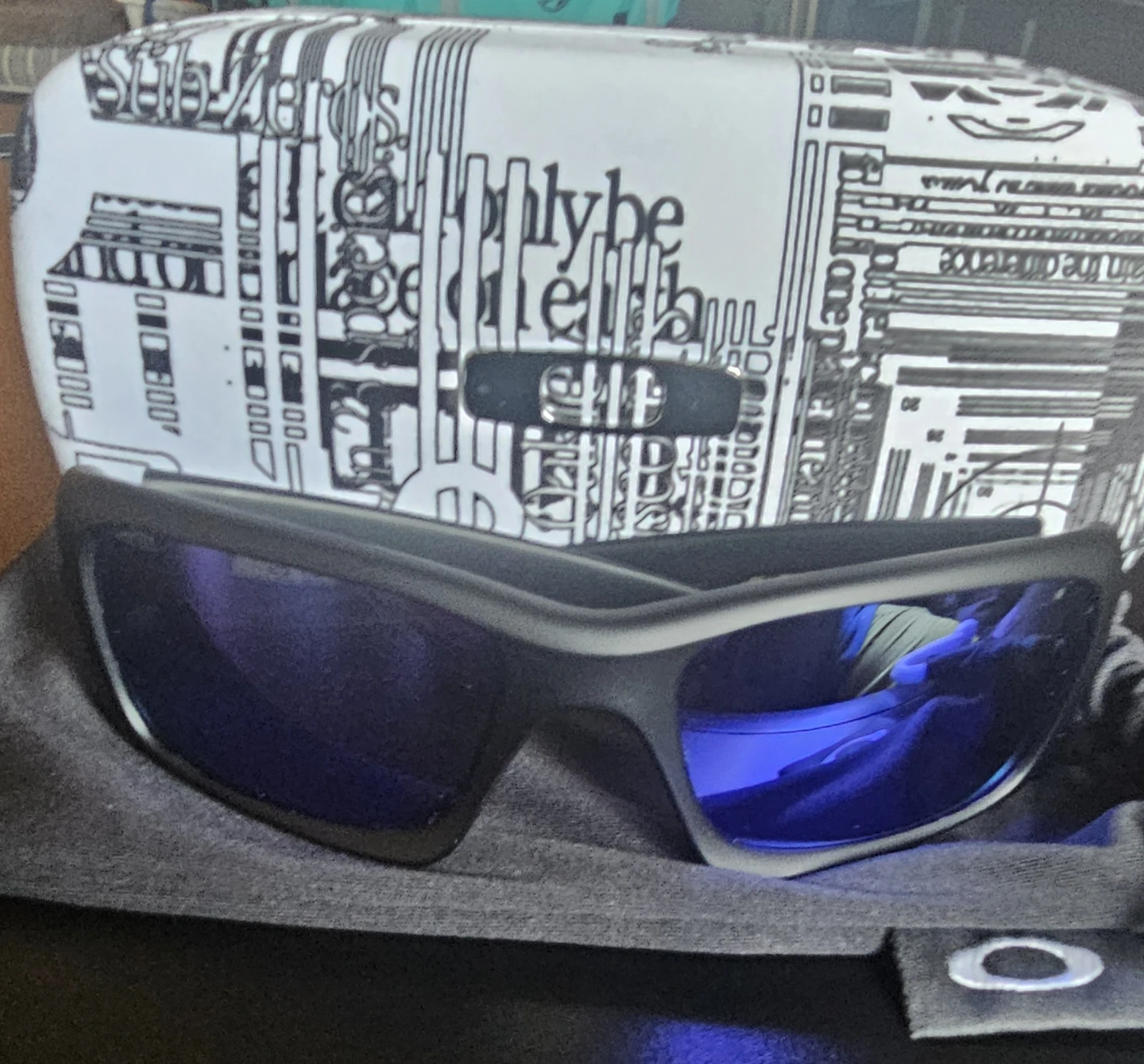 Oakley Sunglasses with Case and Pouch