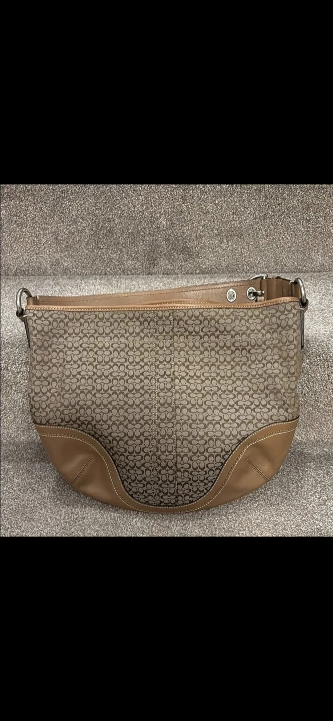 Coach Monogram Hobo Bag